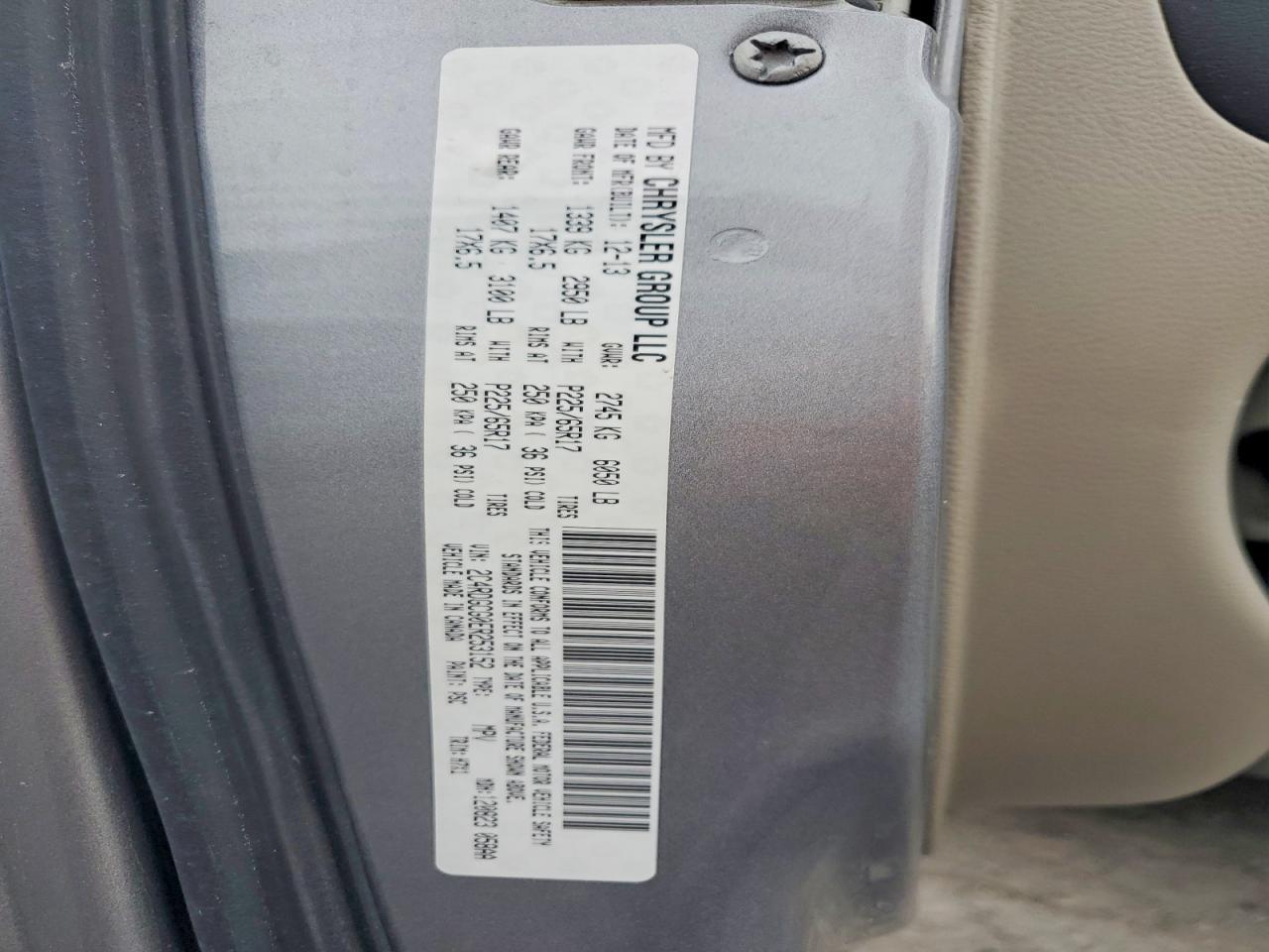 2014 Dodge Grand Caravan Sxt Gray vin: 2C4RDGCG0ER253152