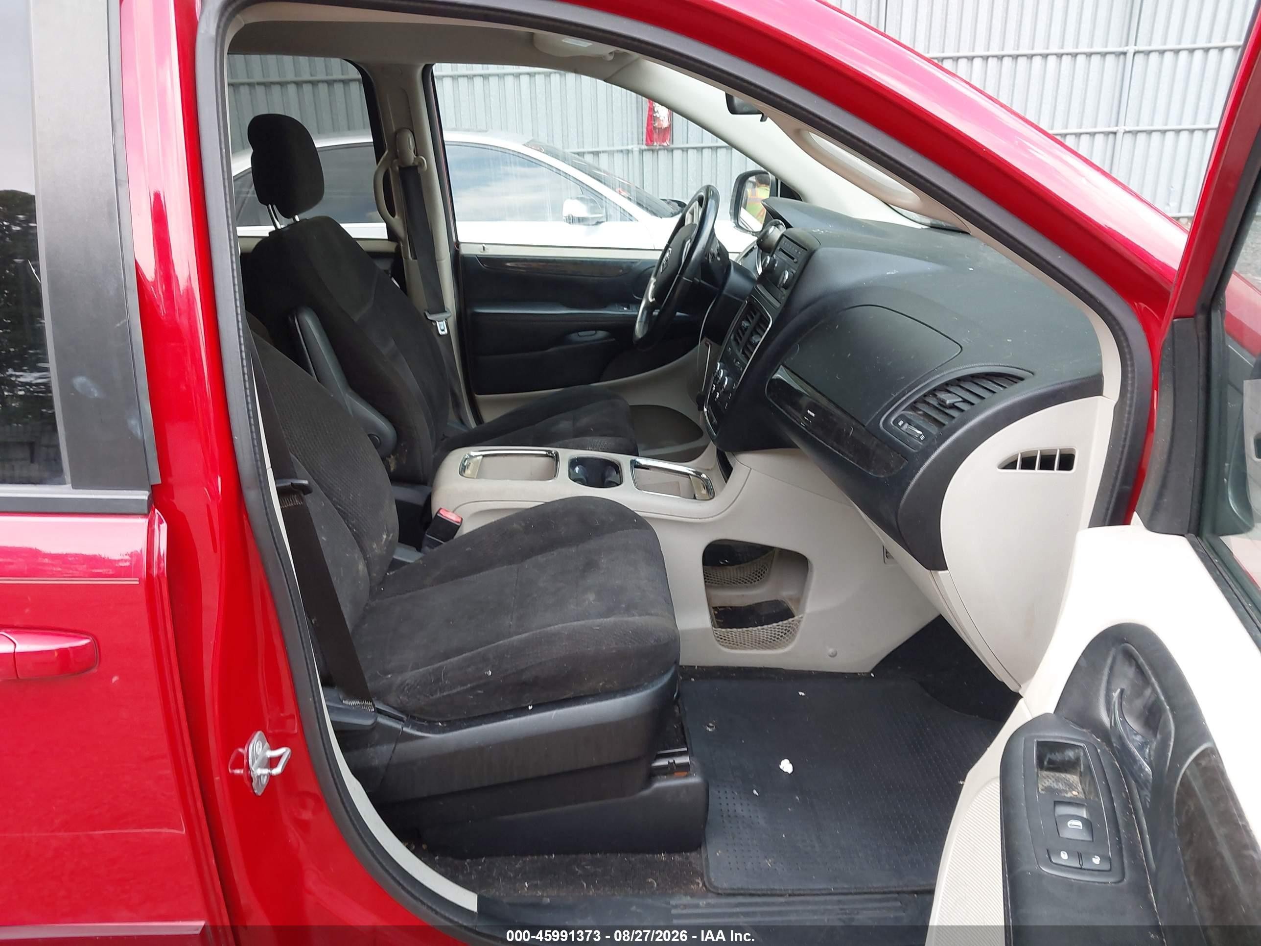 2014 Dodge Grand Caravan Sxt Red vin: 2C4RDGCG0ER388616