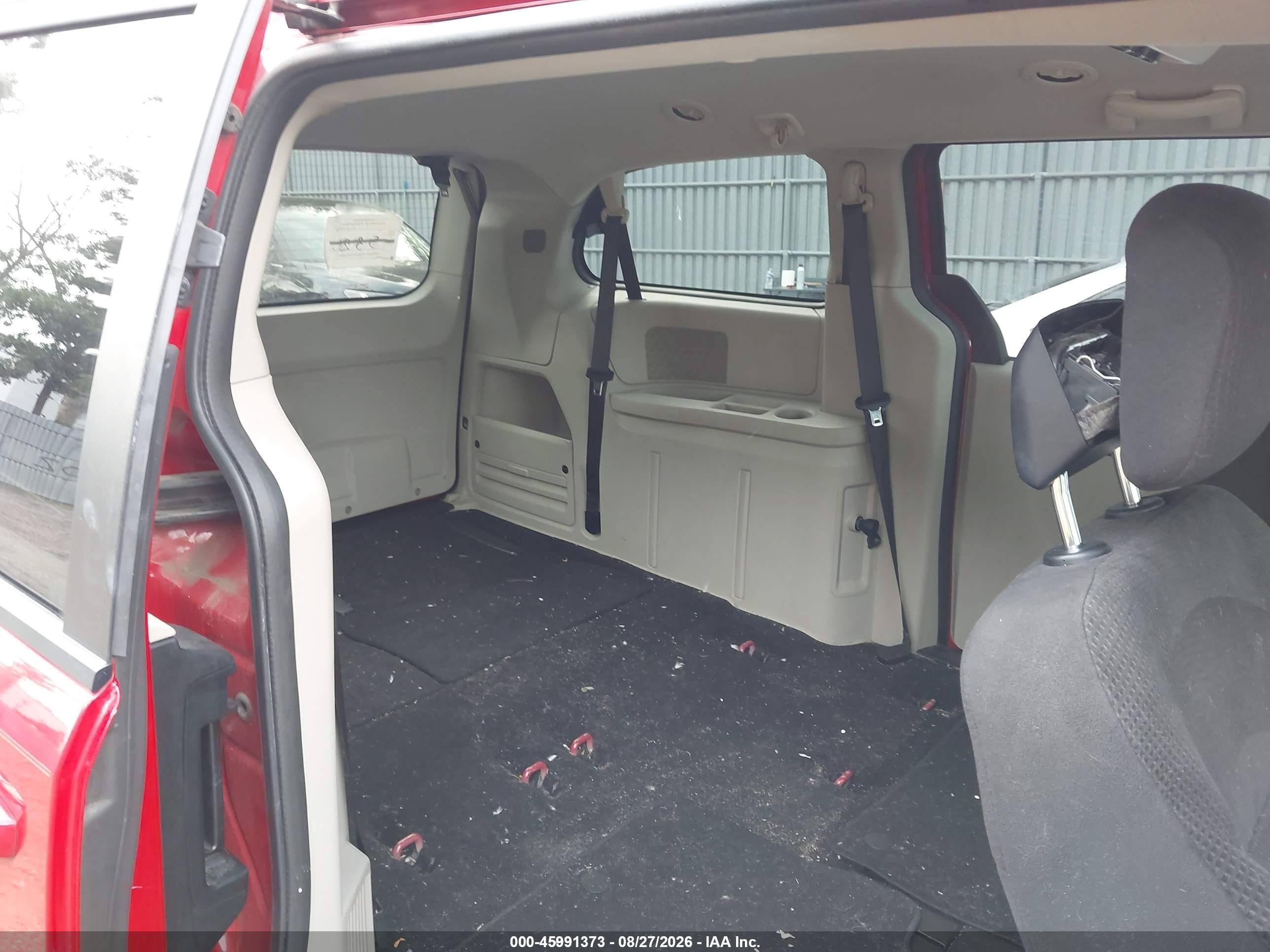 2014 Dodge Grand Caravan Sxt Red vin: 2C4RDGCG0ER388616
