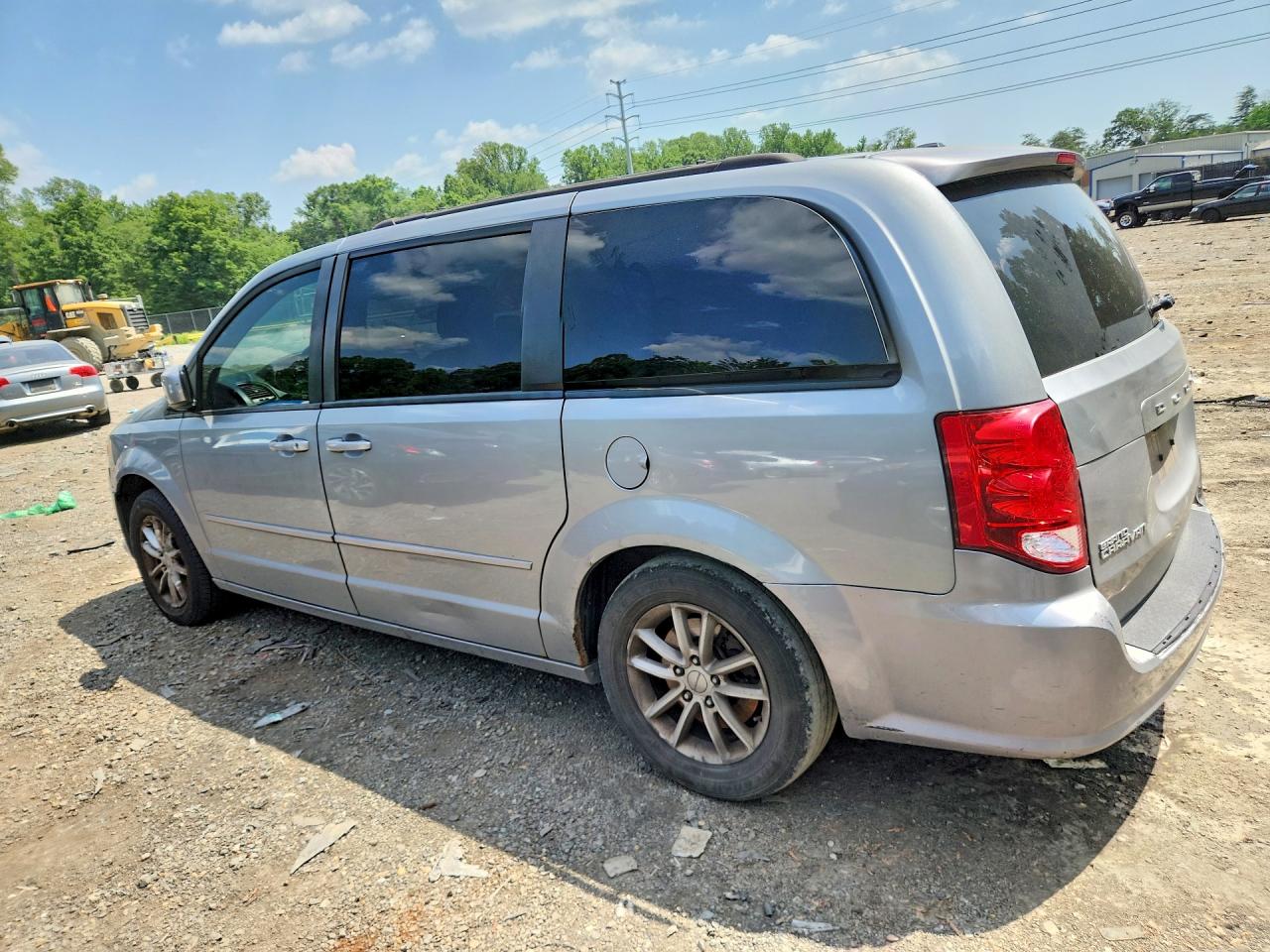 2014 Dodge Grand Caravan Sxt Silver vin: 2C4RDGCG0ER473696