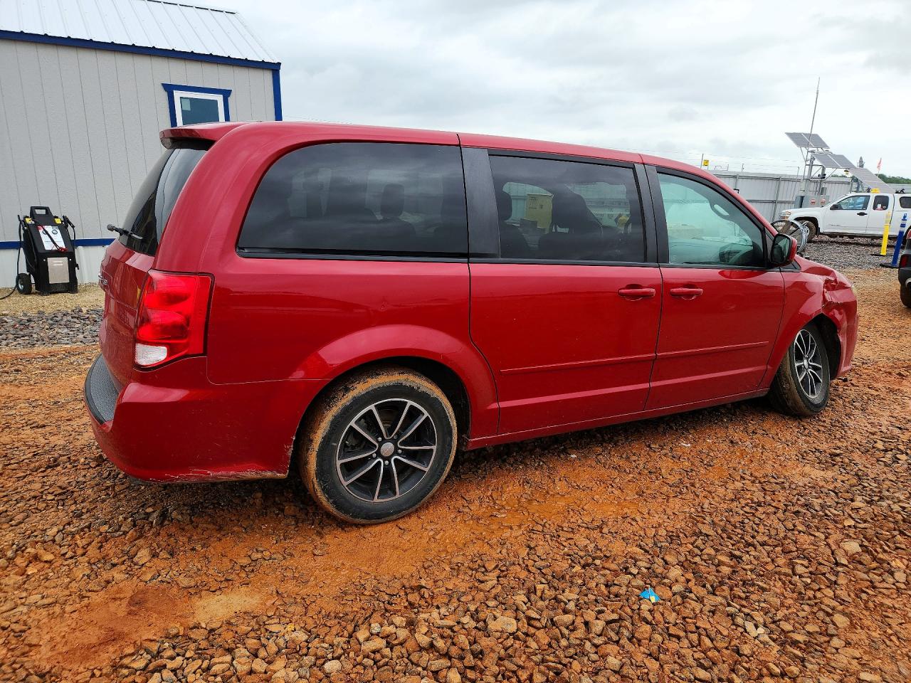 2015 Dodge Grand Caravan Sxt Red vin: 2C4RDGCG0FR523708