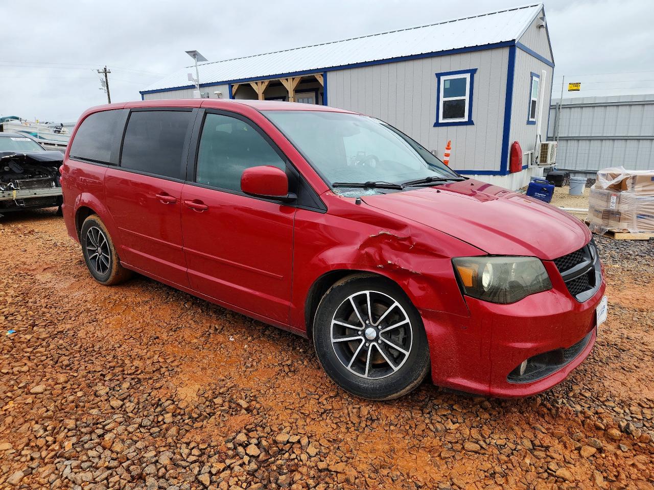 2015 Dodge Grand Caravan Sxt Red vin: 2C4RDGCG0FR523708