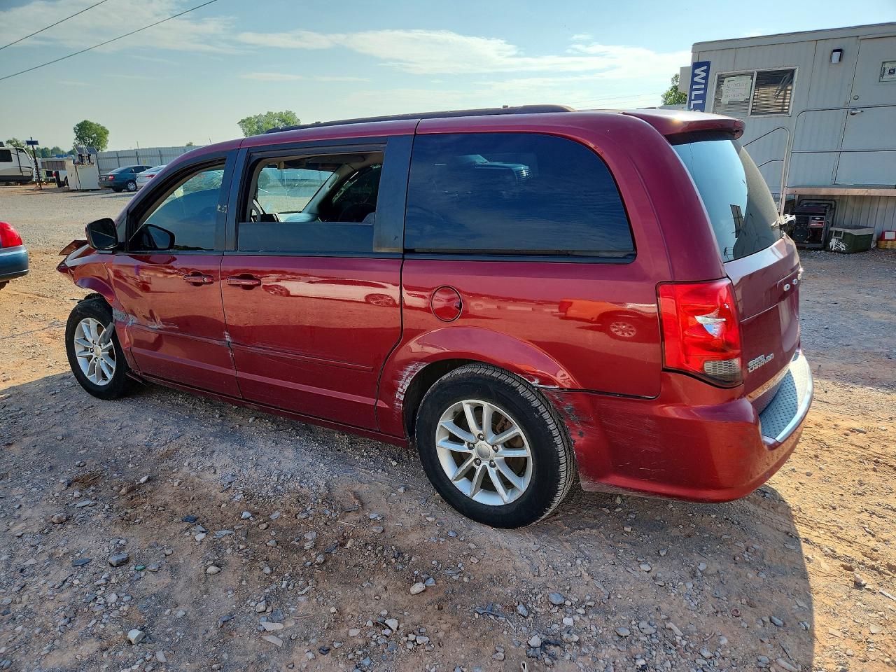 2015 Dodge Grand Caravan Sxt Maroon vin: 2C4RDGCG0FR533123