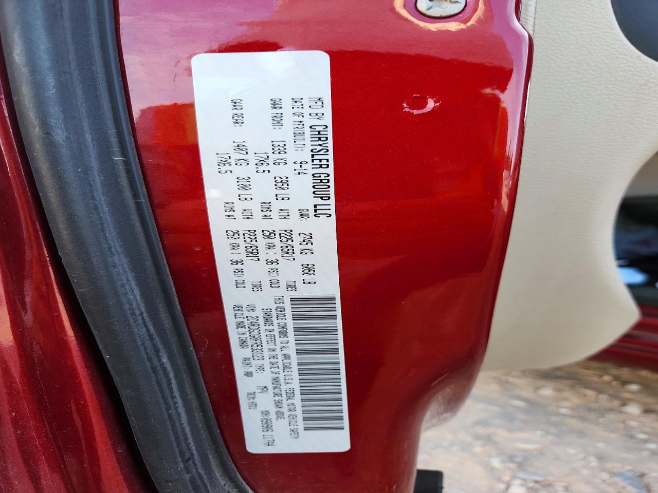 2015 Dodge Grand Caravan Sxt Maroon vin: 2C4RDGCG0FR533123