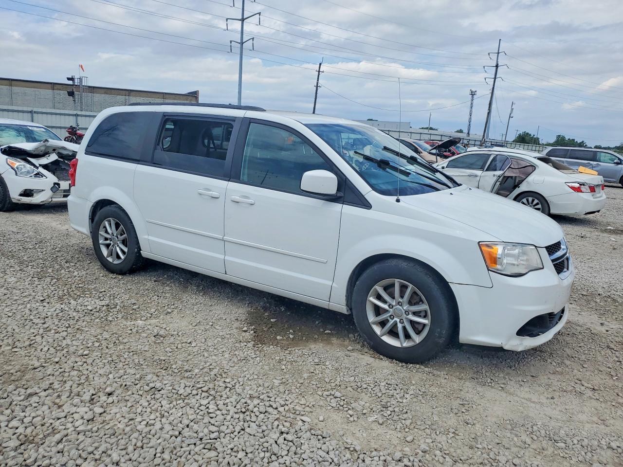 2015 Dodge Grand Caravan Sxt Белый vin: 2C4RDGCG0FR541593