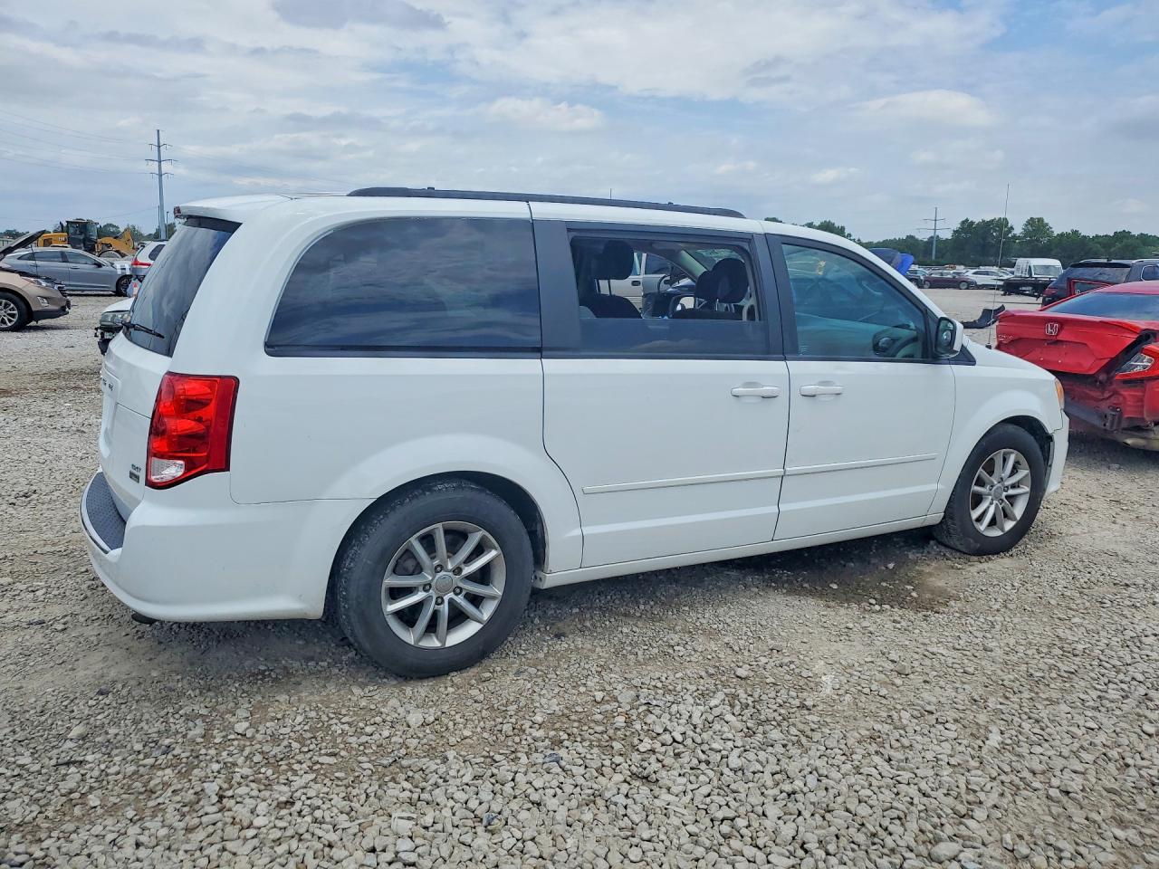 2015 Dodge Grand Caravan Sxt Белый vin: 2C4RDGCG0FR541593