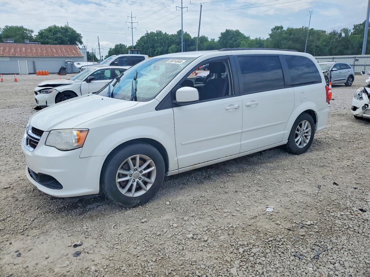 2015 Dodge Grand Caravan Sxt Белый vin: 2C4RDGCG0FR541593