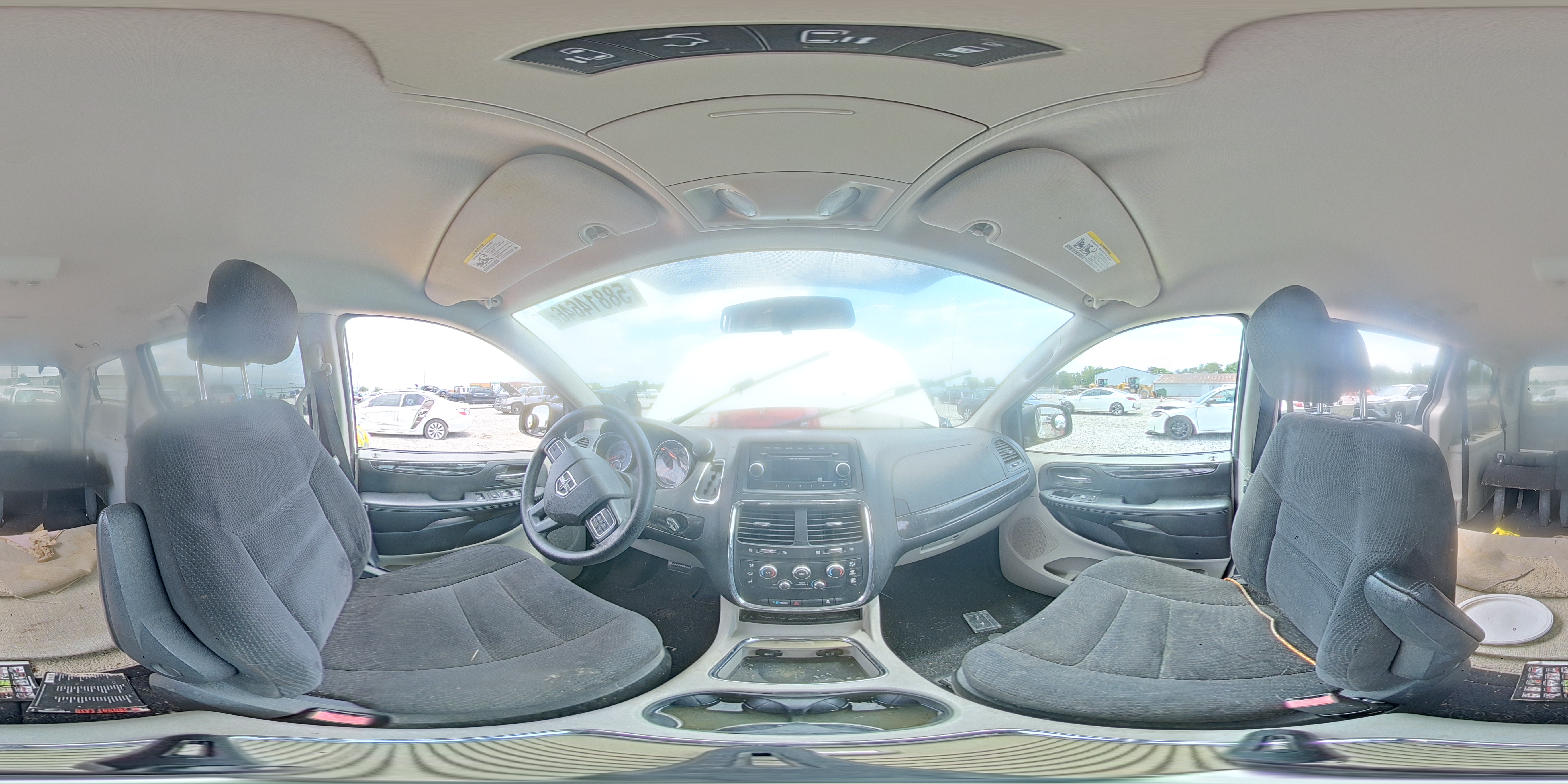 2015 Dodge Grand Caravan Sxt Белый vin: 2C4RDGCG0FR541593