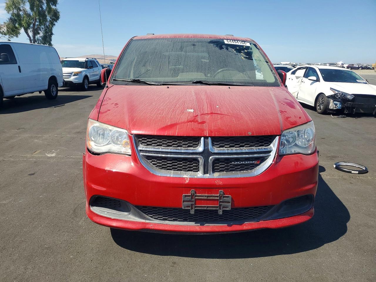 2015 Dodge Grand Caravan Sxt Red vin: 2C4RDGCG0FR603848