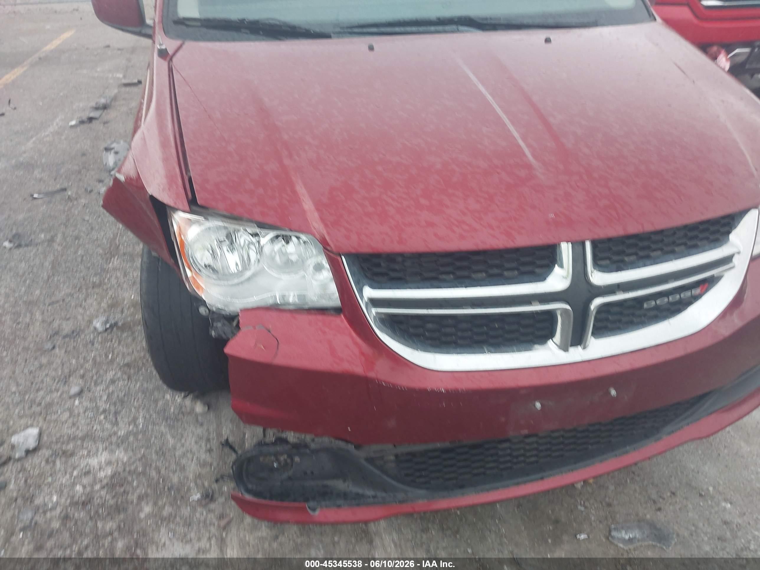 2015 Dodge Grand Caravan Sxt Red vin: 2C4RDGCG0FR667775