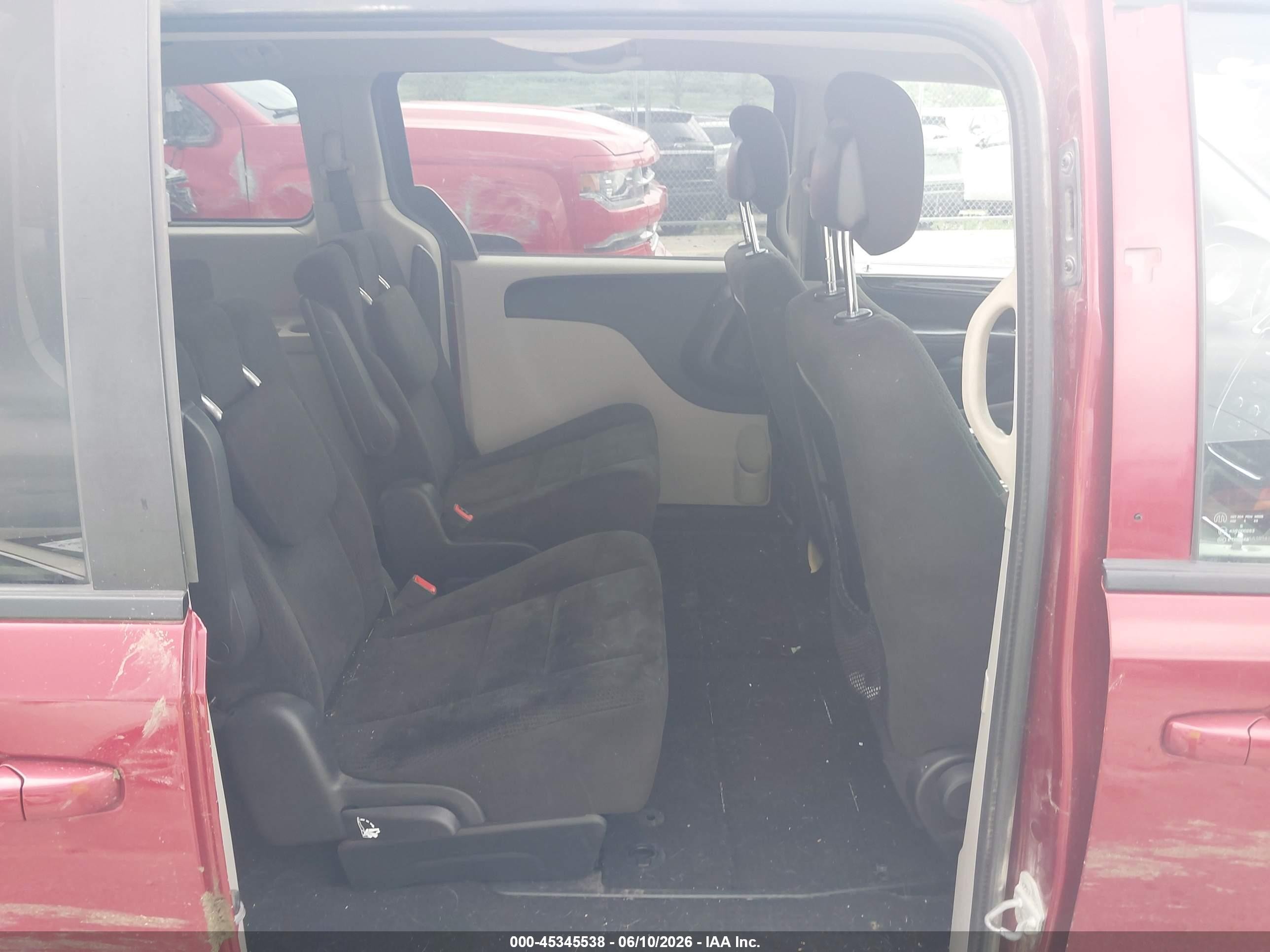 2015 Dodge Grand Caravan Sxt Red vin: 2C4RDGCG0FR667775