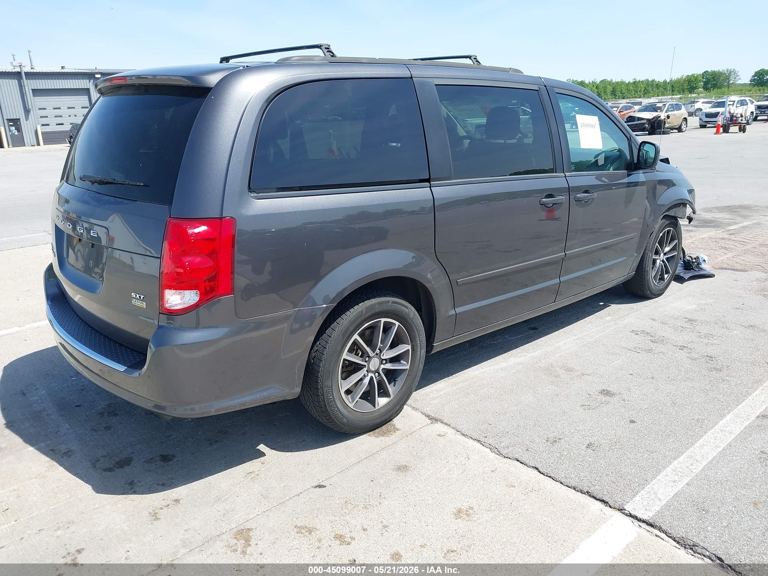 2015 Dodge Grand Caravan Sxt Gray vin: 2C4RDGCG0FR717252