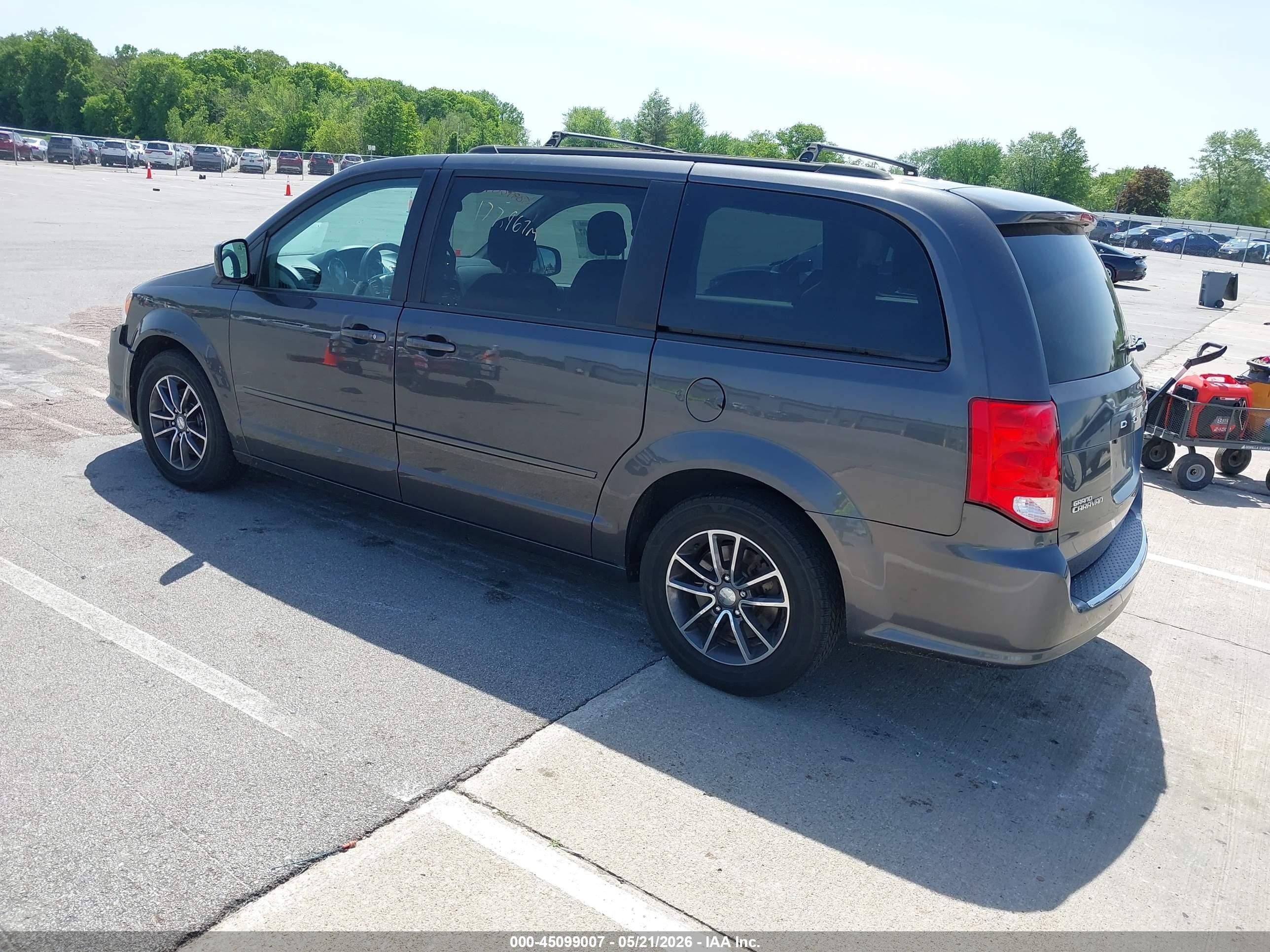 2015 Dodge Grand Caravan Sxt Gray vin: 2C4RDGCG0FR717252
