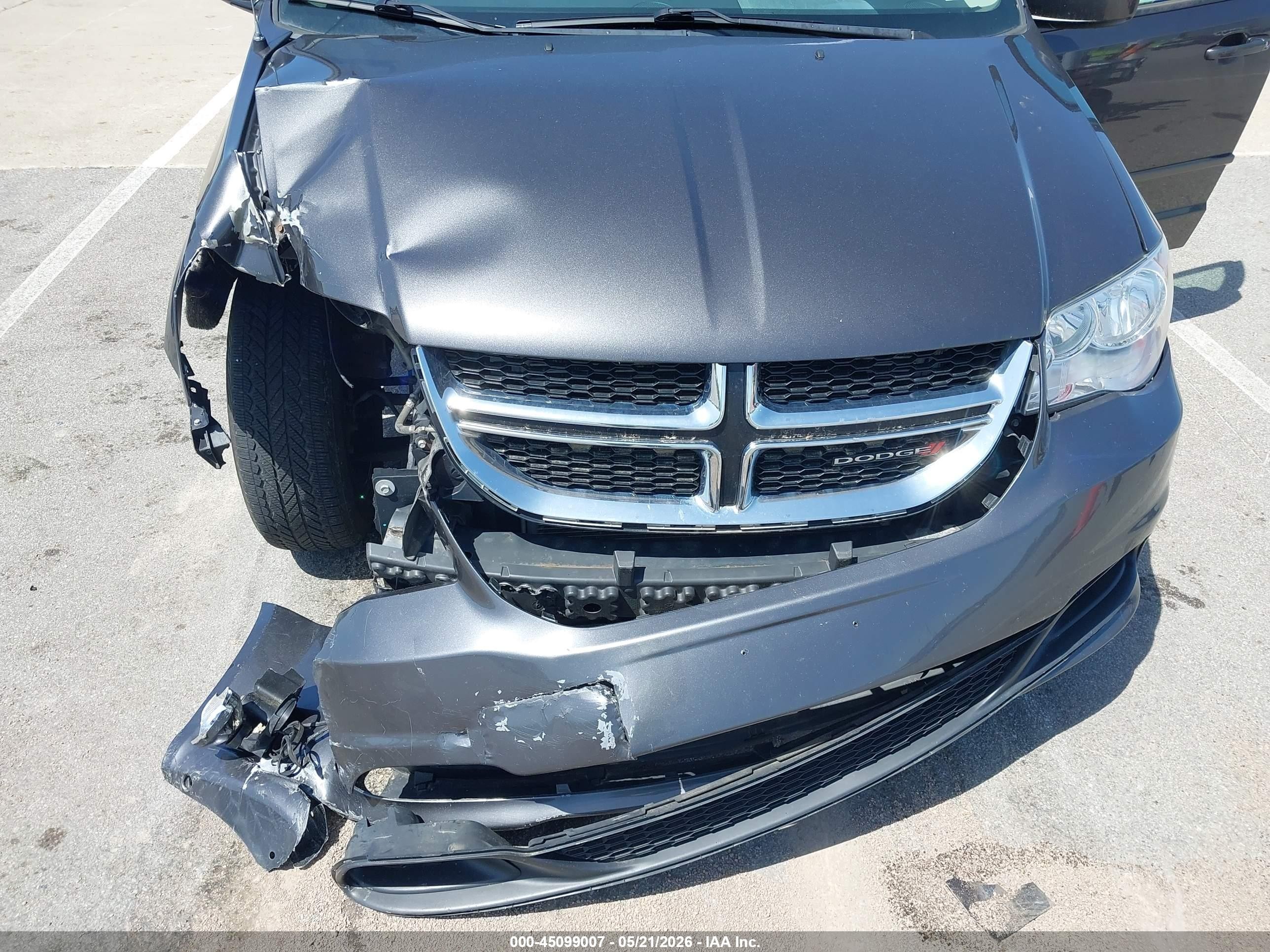 2015 Dodge Grand Caravan Sxt Gray vin: 2C4RDGCG0FR717252