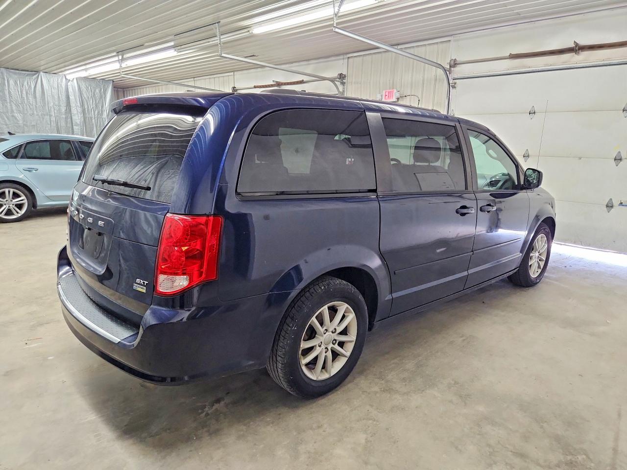 2015 Dodge Grand Caravan Sxt Blue vin: 2C4RDGCG0FR718692