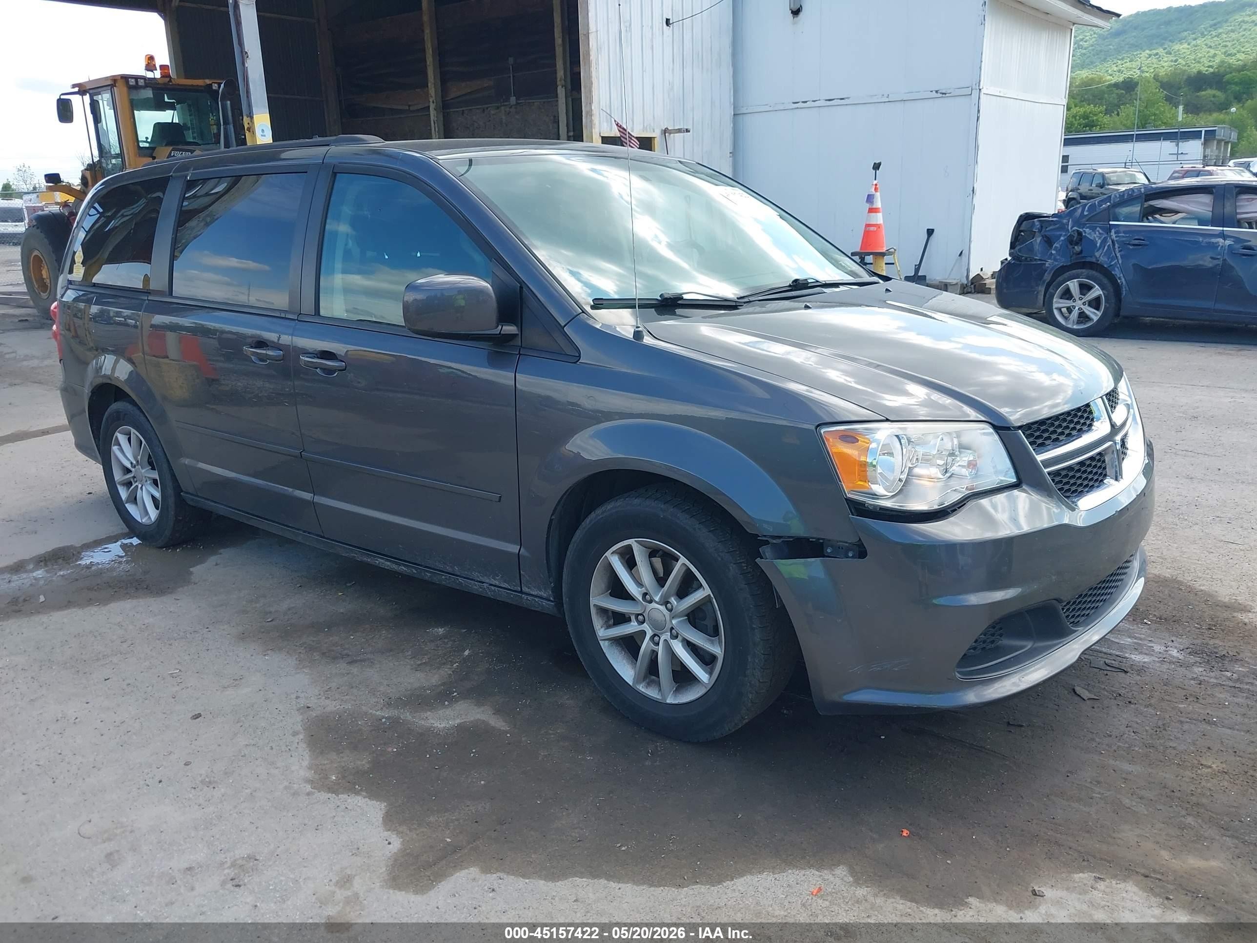 2016 Dodge Grand Caravan Sxt Черный vin: 2C4RDGCG0GR354002