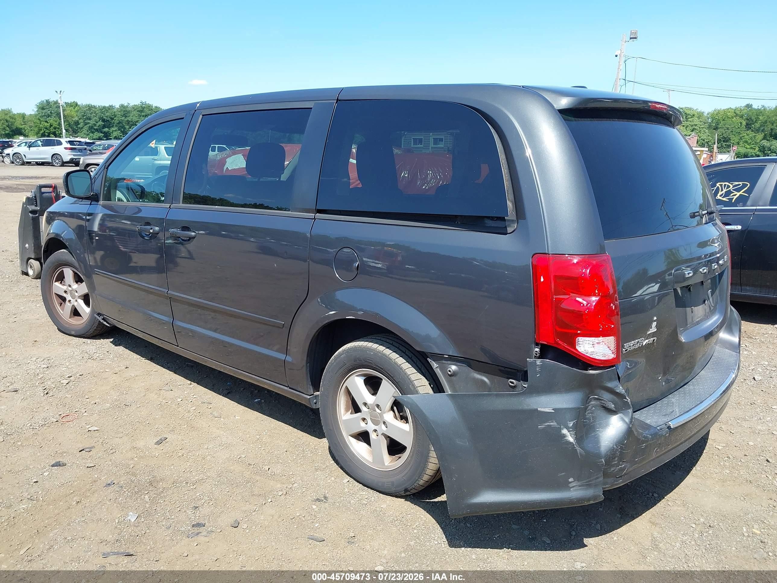 2012 Dodge Grand Caravan Sxt Gray vin: 2C4RDGCG1CR123166