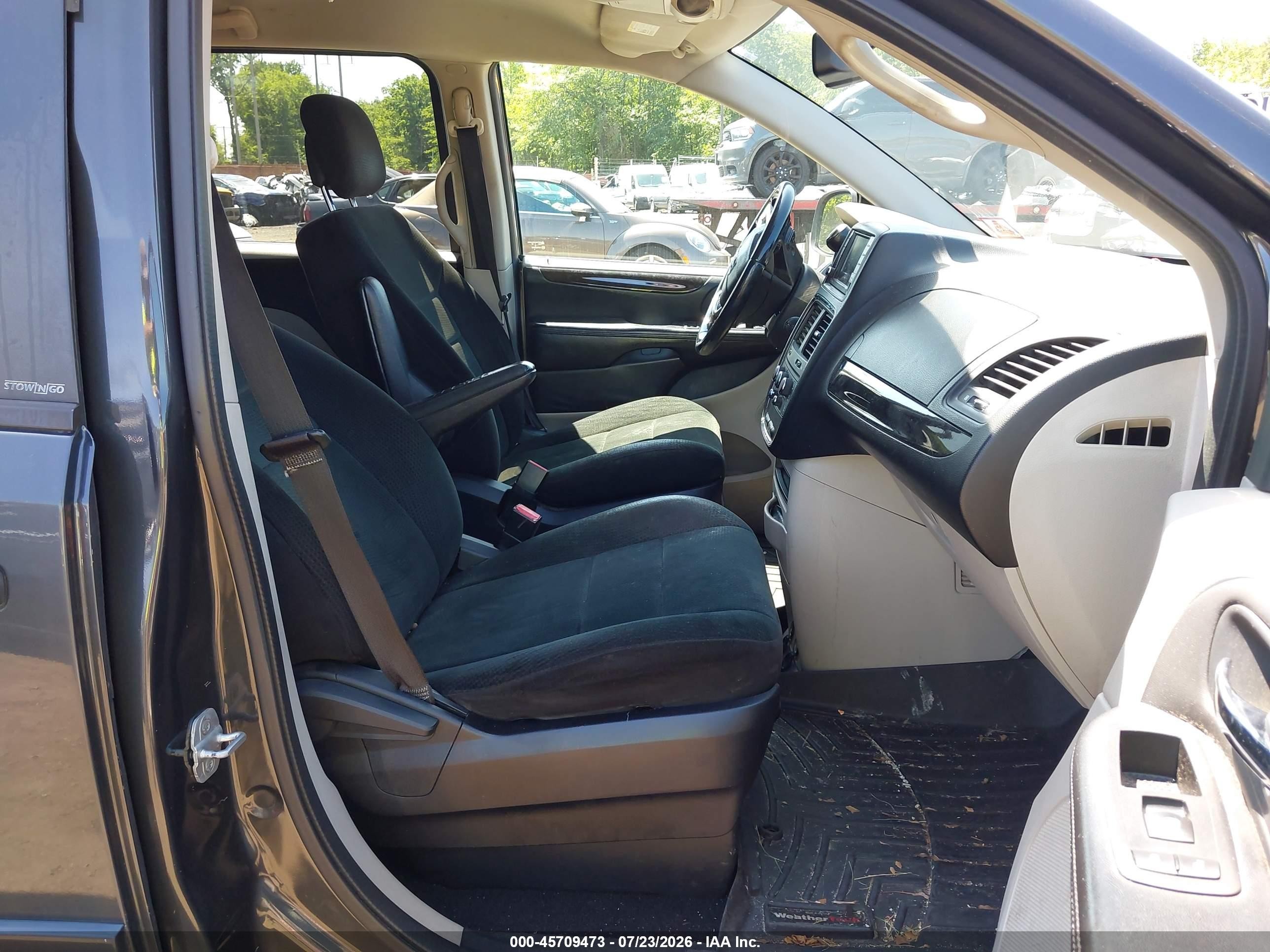 2012 Dodge Grand Caravan Sxt Gray vin: 2C4RDGCG1CR123166