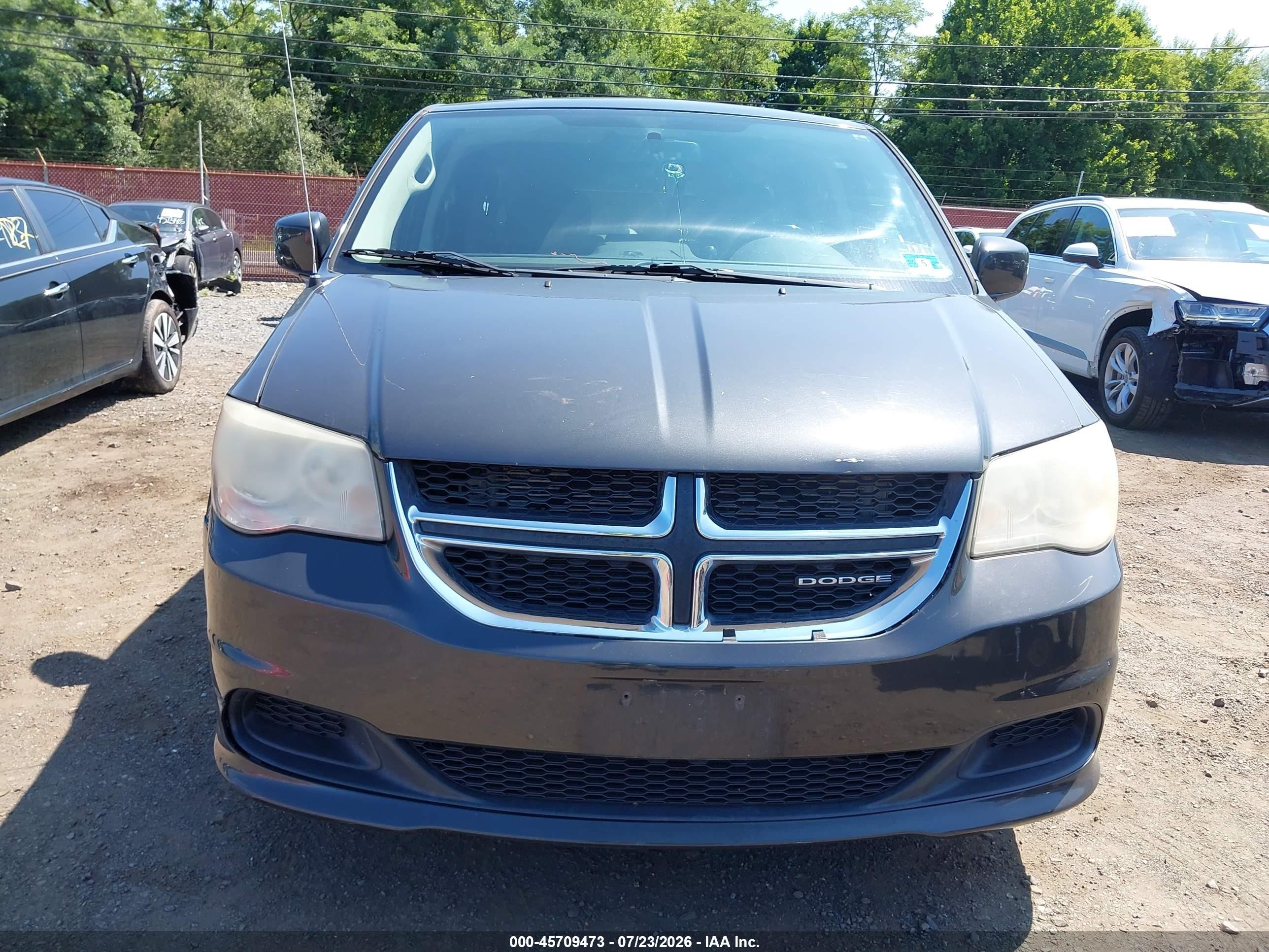 2012 Dodge Grand Caravan Sxt Gray vin: 2C4RDGCG1CR123166