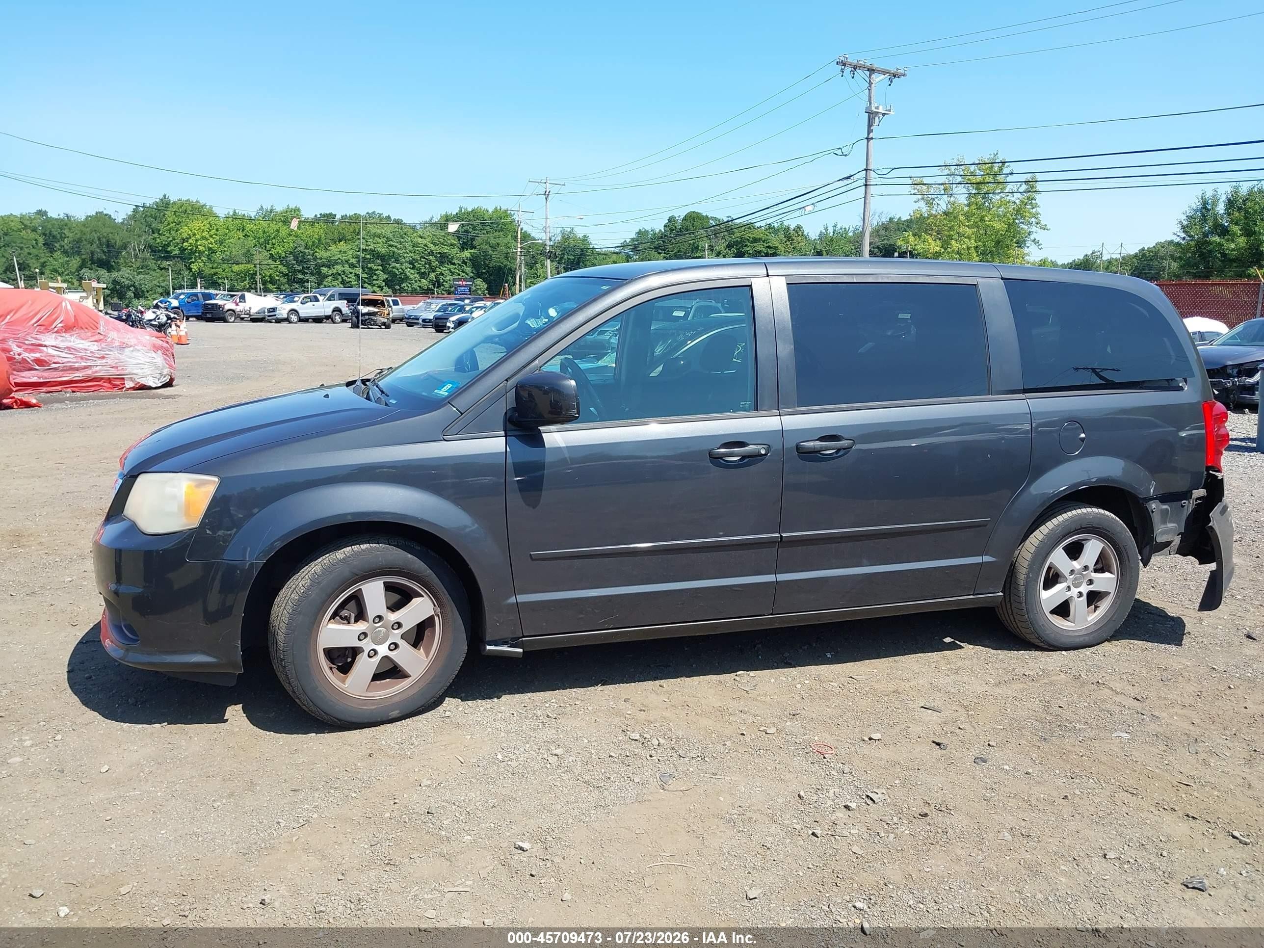 2012 Dodge Grand Caravan Sxt Gray vin: 2C4RDGCG1CR123166