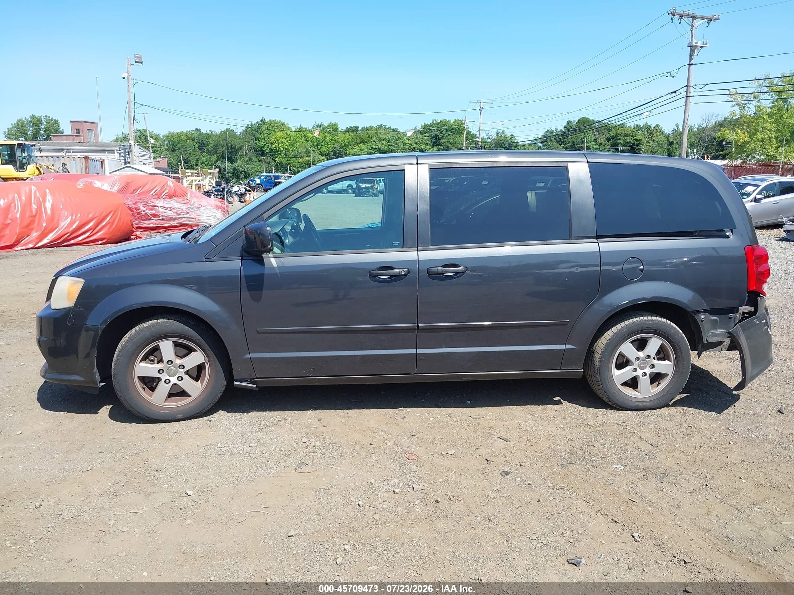 2012 Dodge Grand Caravan Sxt Gray vin: 2C4RDGCG1CR123166