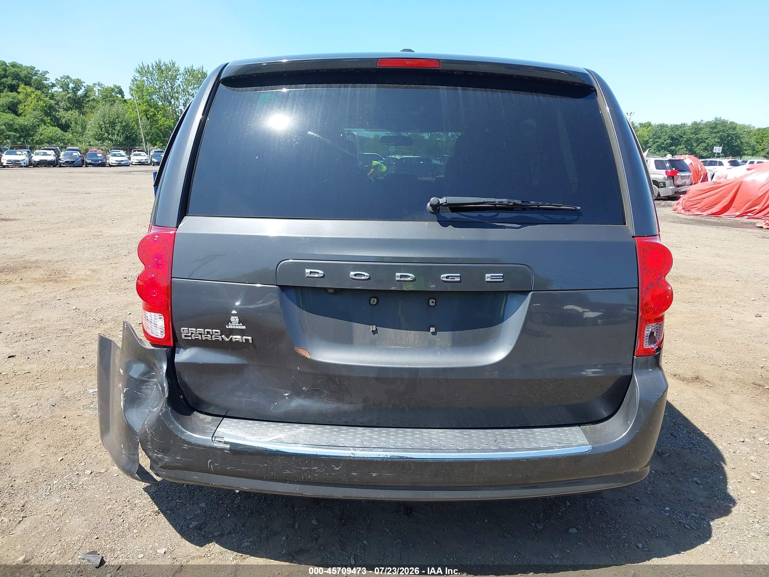 2012 Dodge Grand Caravan Sxt Gray vin: 2C4RDGCG1CR123166