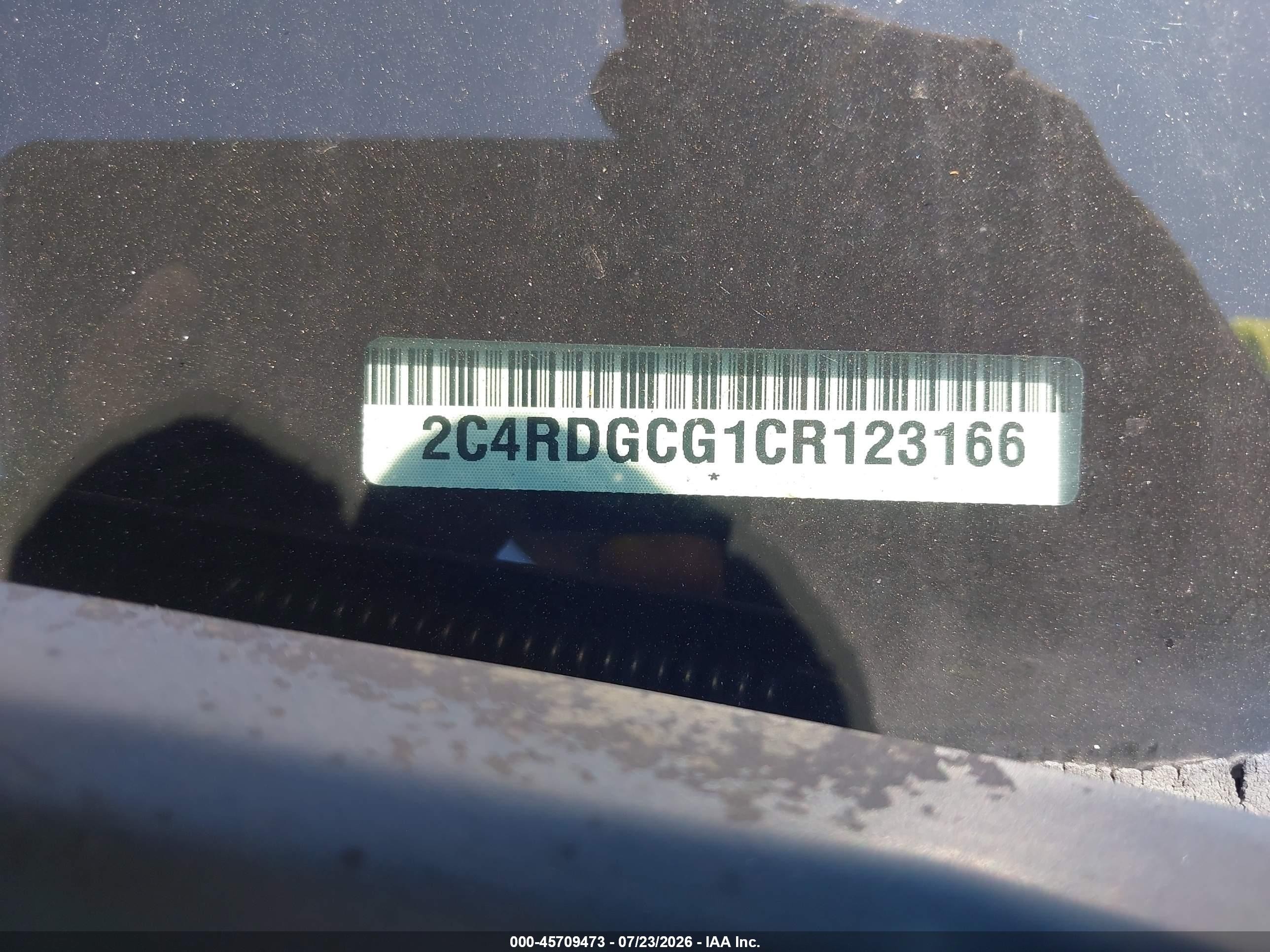 2012 Dodge Grand Caravan Sxt Gray vin: 2C4RDGCG1CR123166