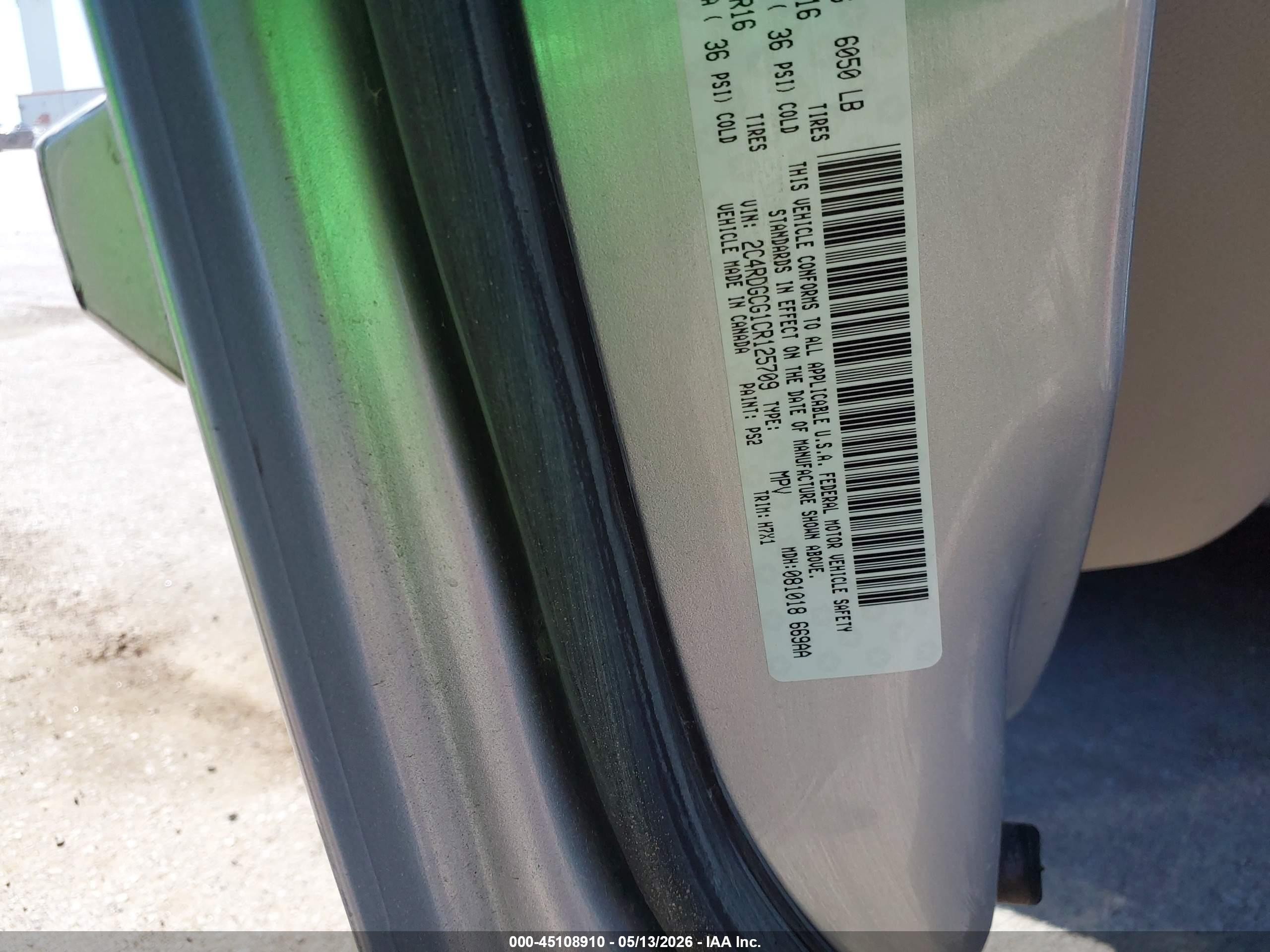 2012 Dodge Grand Caravan Sxt Silver vin: 2C4RDGCG1CR125709