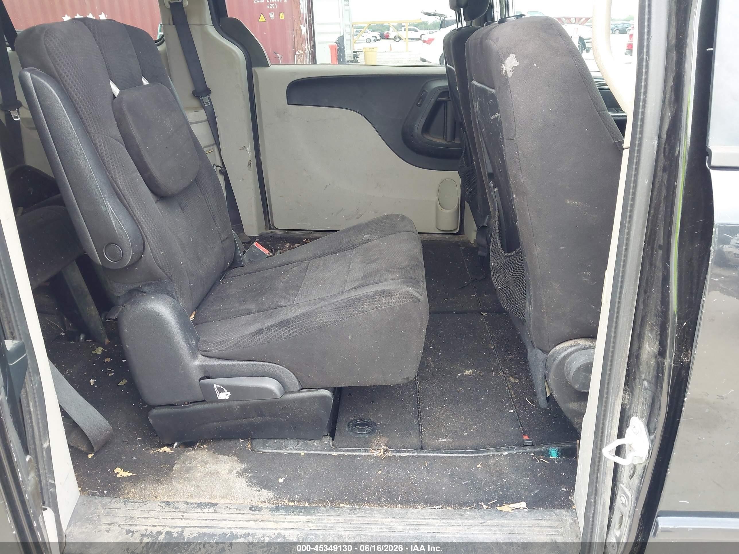 2012 Dodge Grand Caravan Sxt Черный vin: 2C4RDGCG1CR214261
