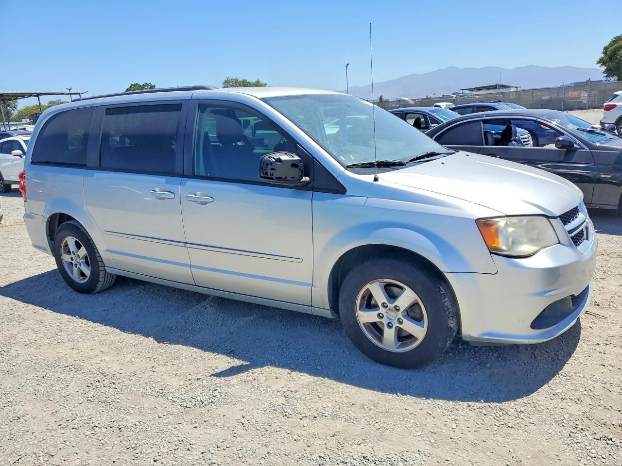 2012 Dodge Grand Caravan Sxt Silver vin: 2C4RDGCG1CR224014