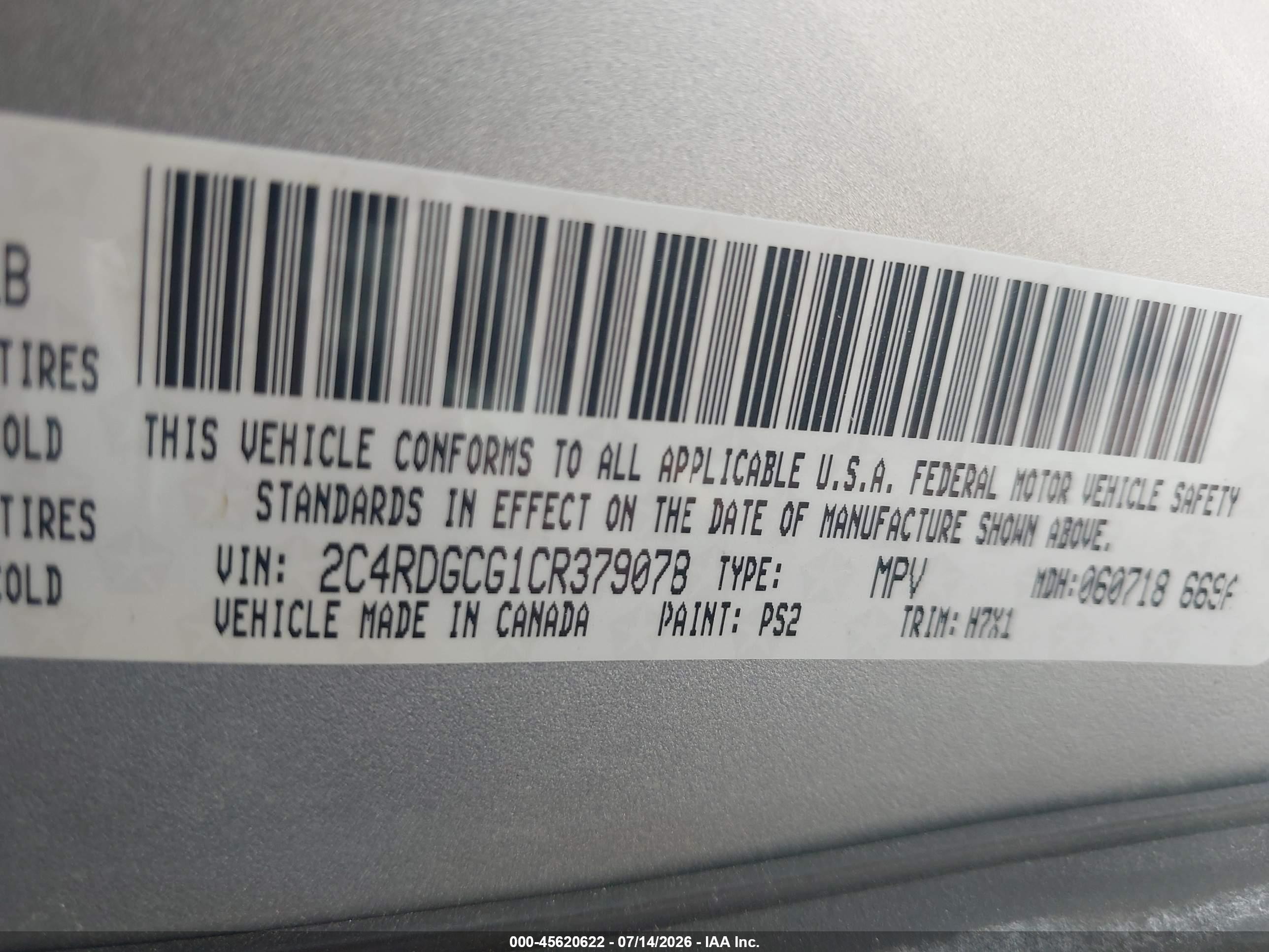 2012 Dodge Grand Caravan Sxt Silver vin: 2C4RDGCG1CR379078