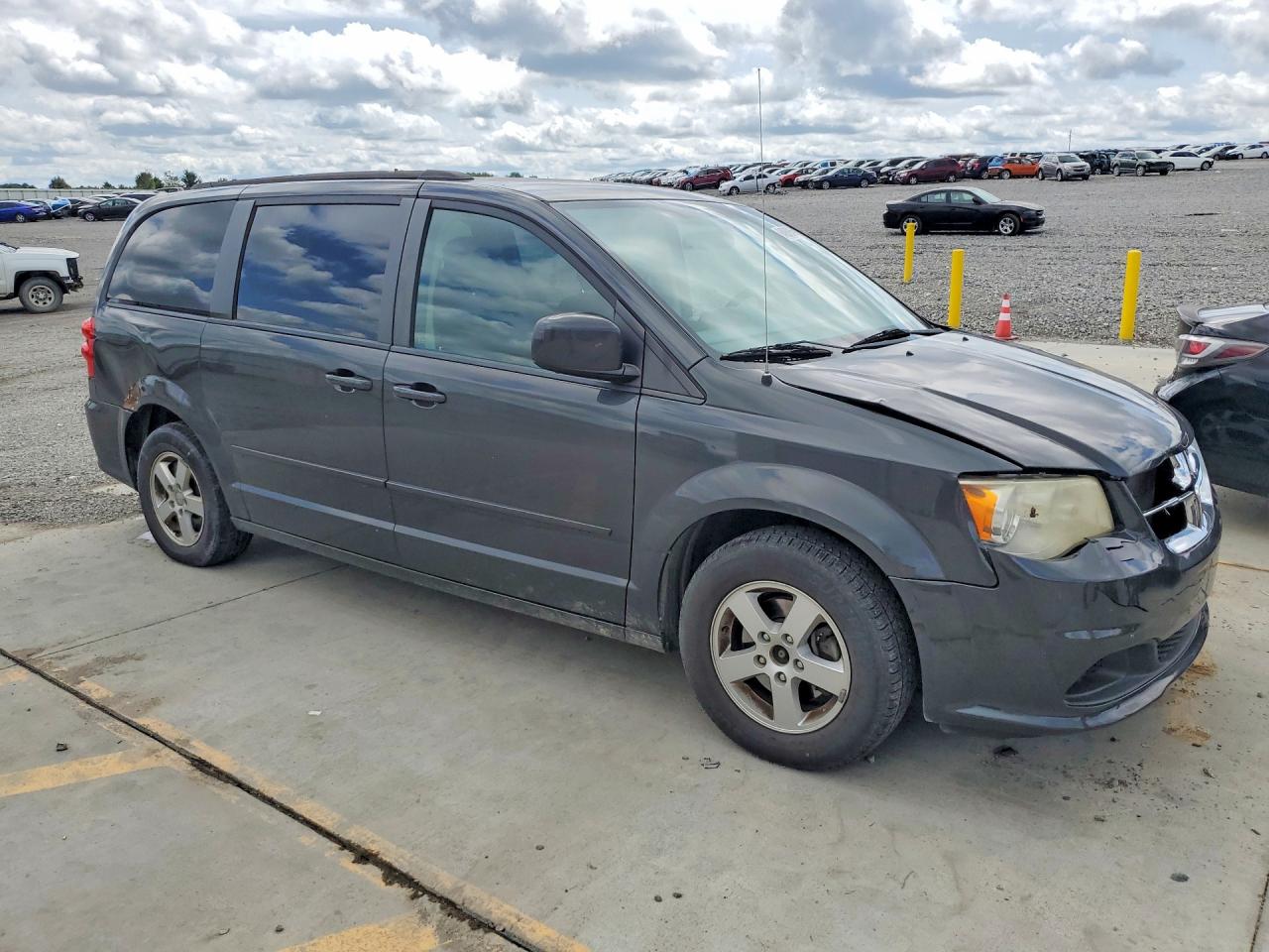 2012 Dodge Grand Caravan Sxt Gray vin: 2C4RDGCG1CR398598