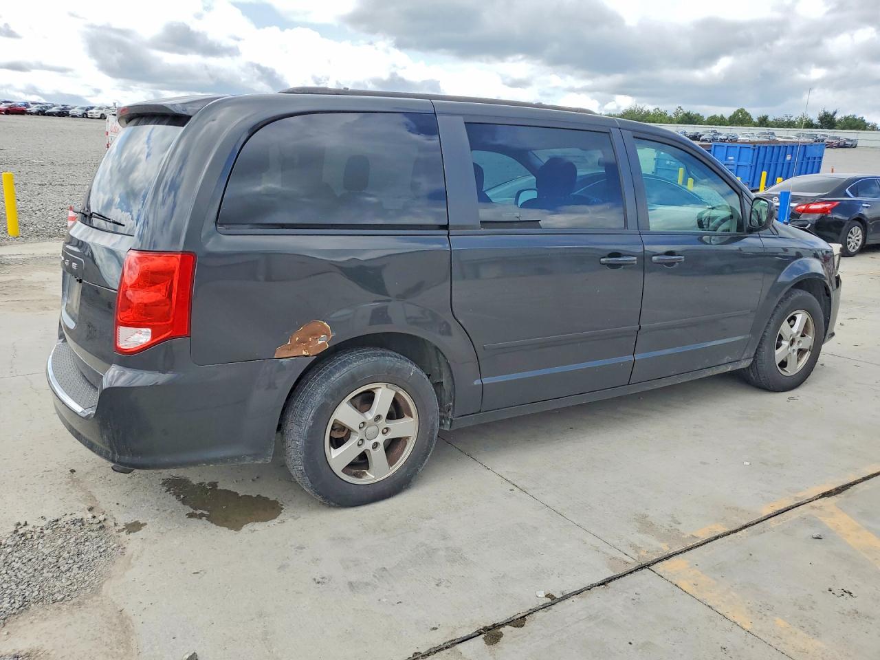 2012 Dodge Grand Caravan Sxt Gray vin: 2C4RDGCG1CR398598