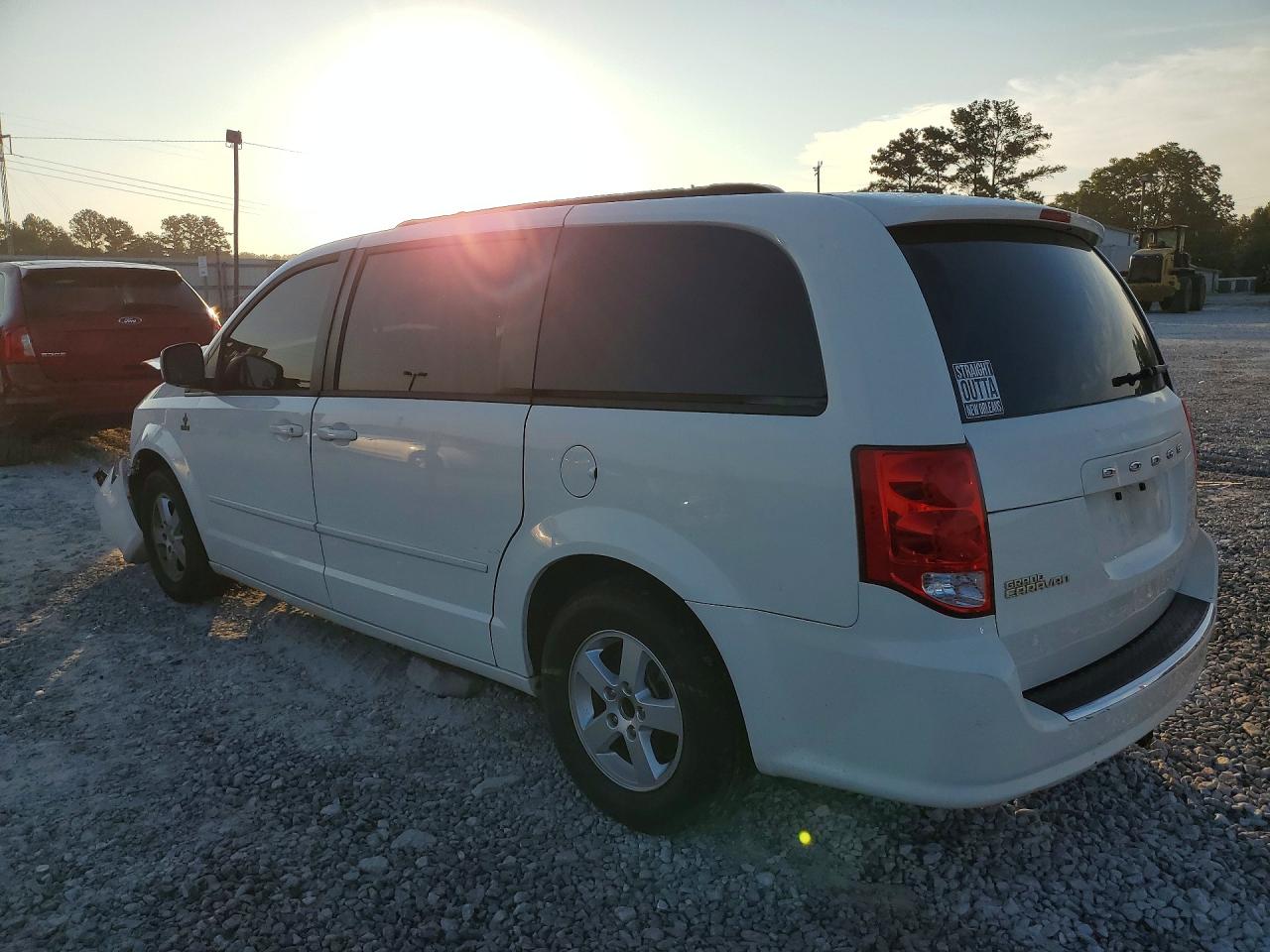 2012 Dodge Grand Caravan Sxt White vin: 2C4RDGCG1CR404481