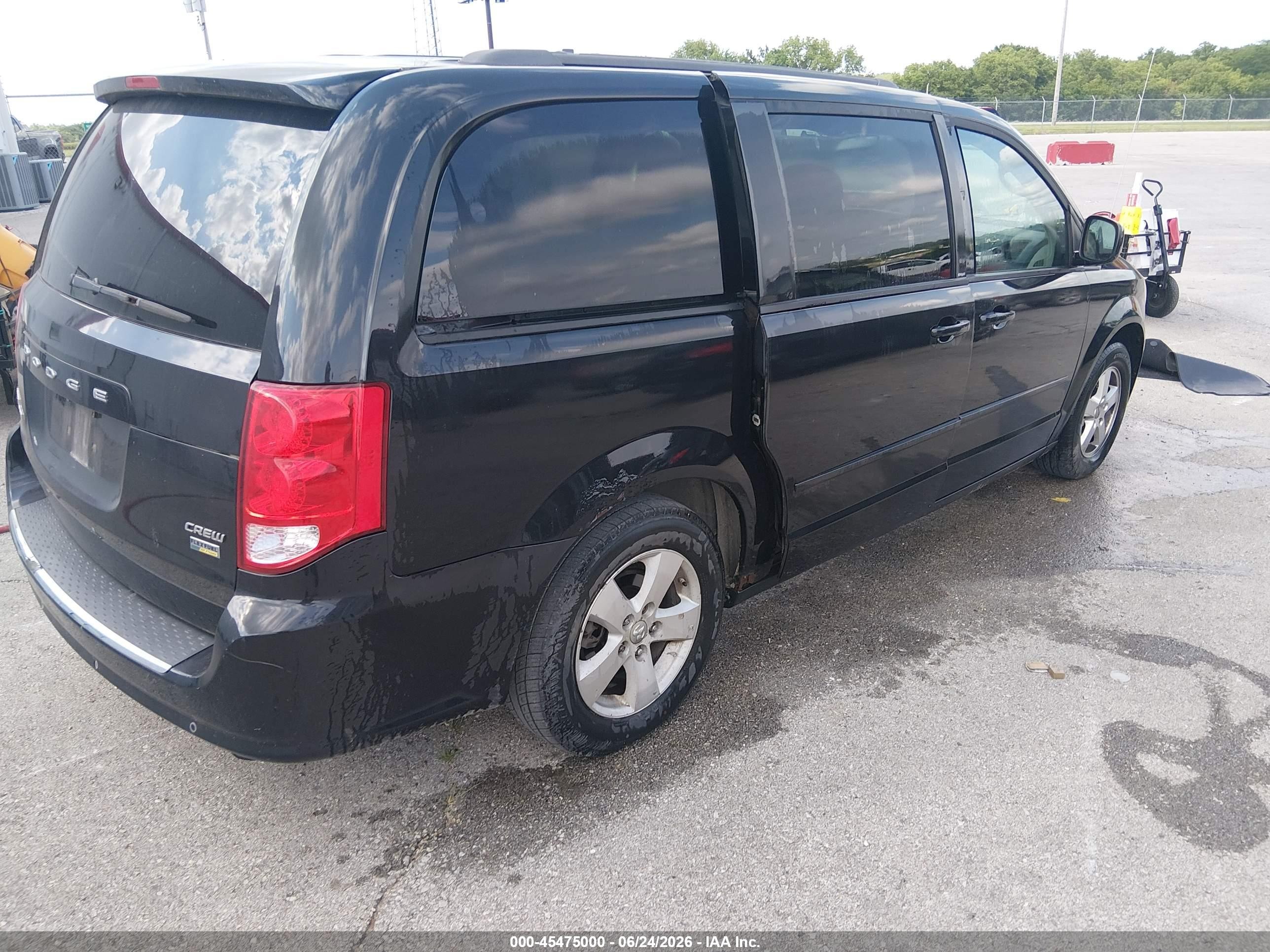 2013 Dodge Grand Caravan Sxt Black vin: 2C4RDGCG1DR655969
