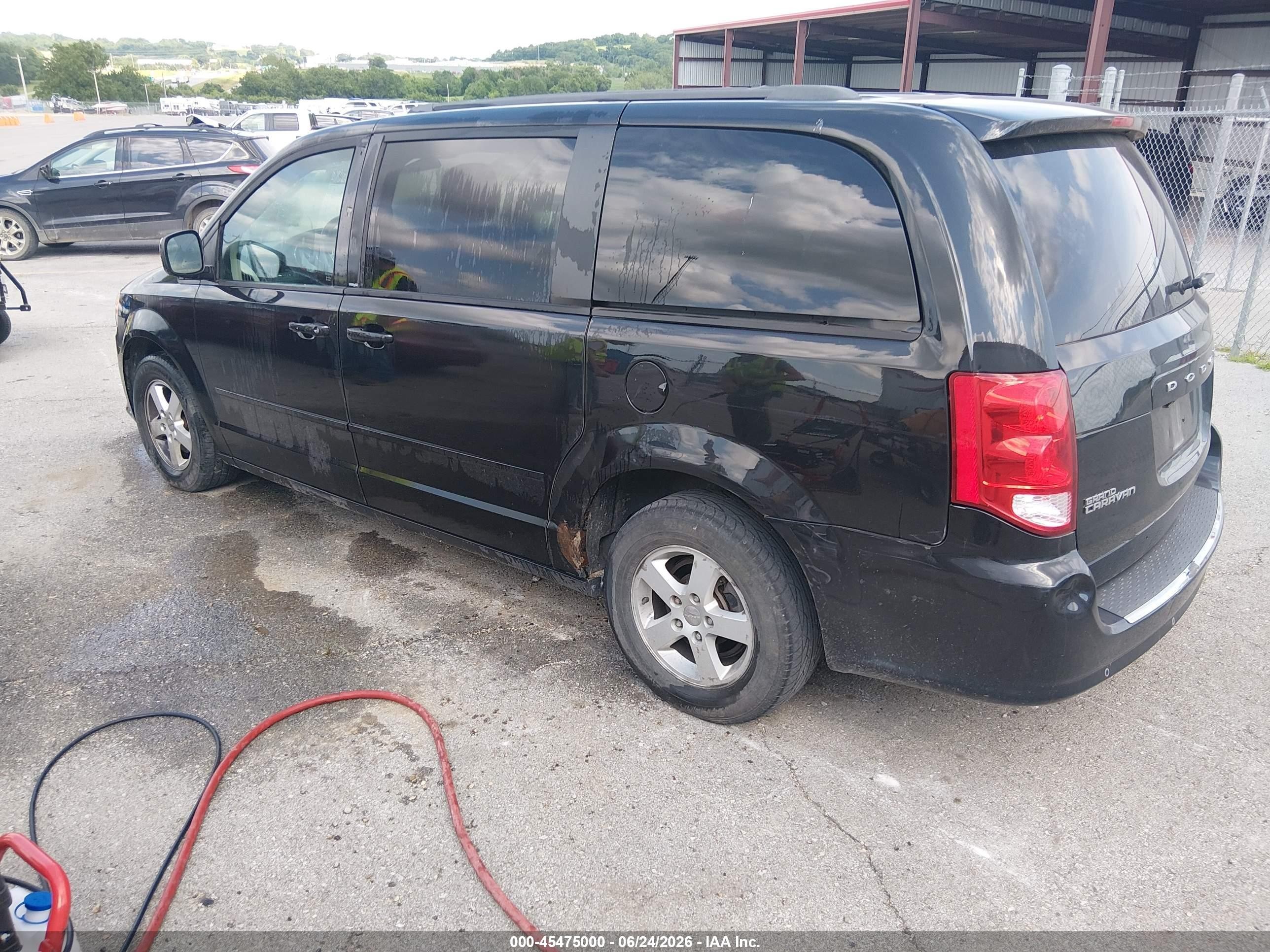 2013 Dodge Grand Caravan Sxt Black vin: 2C4RDGCG1DR655969