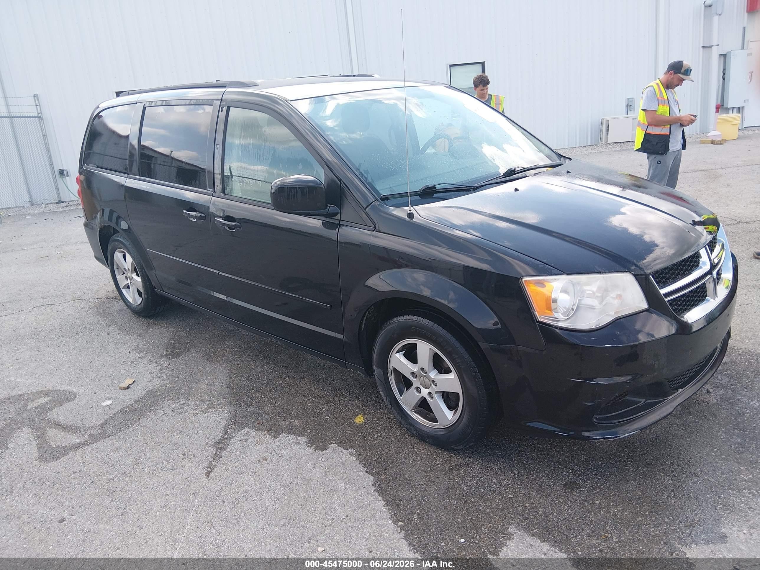 2013 Dodge Grand Caravan Sxt Black vin: 2C4RDGCG1DR655969