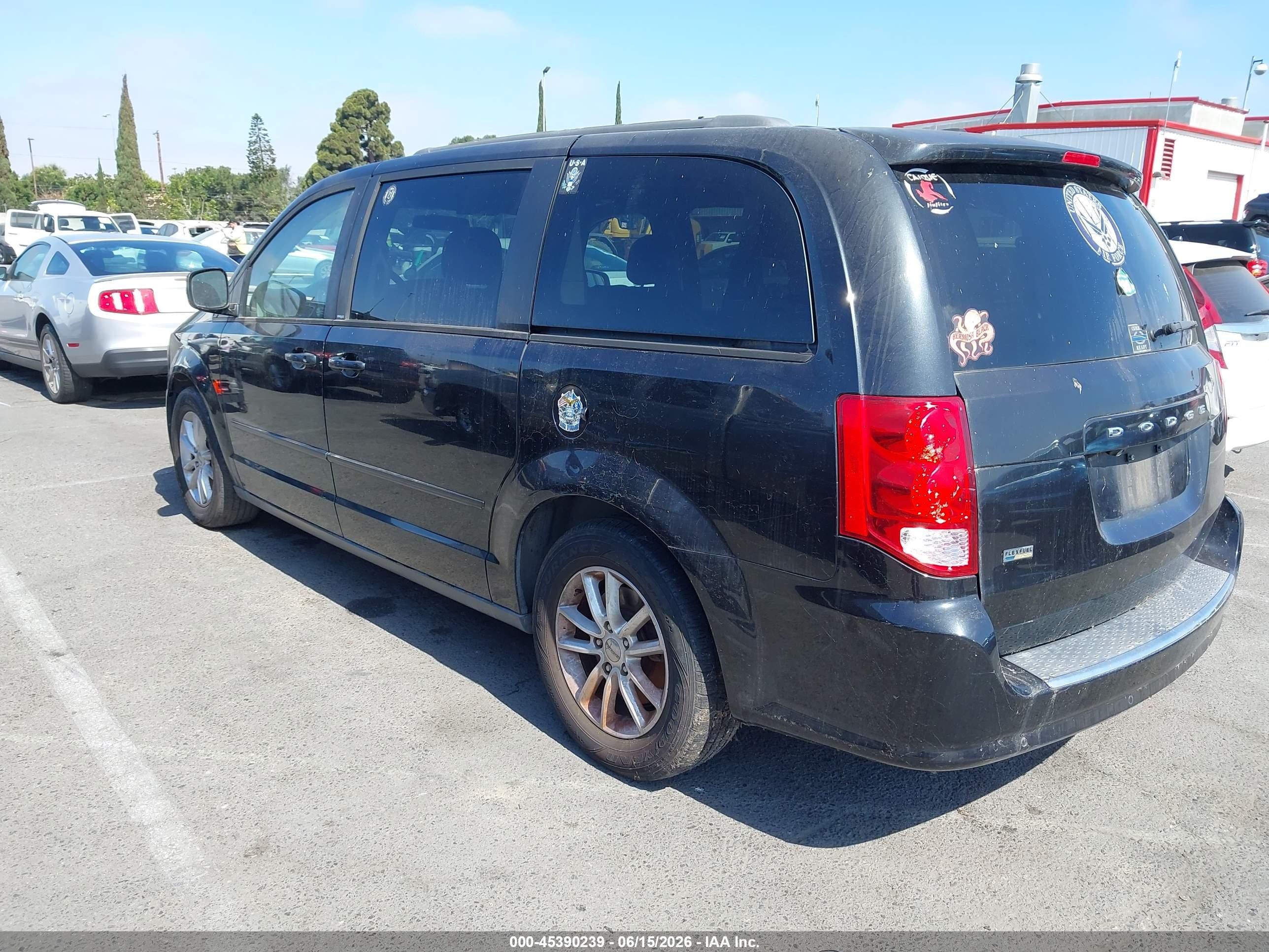 2013 Dodge Grand Caravan Sxt Black vin: 2C4RDGCG1DR685943