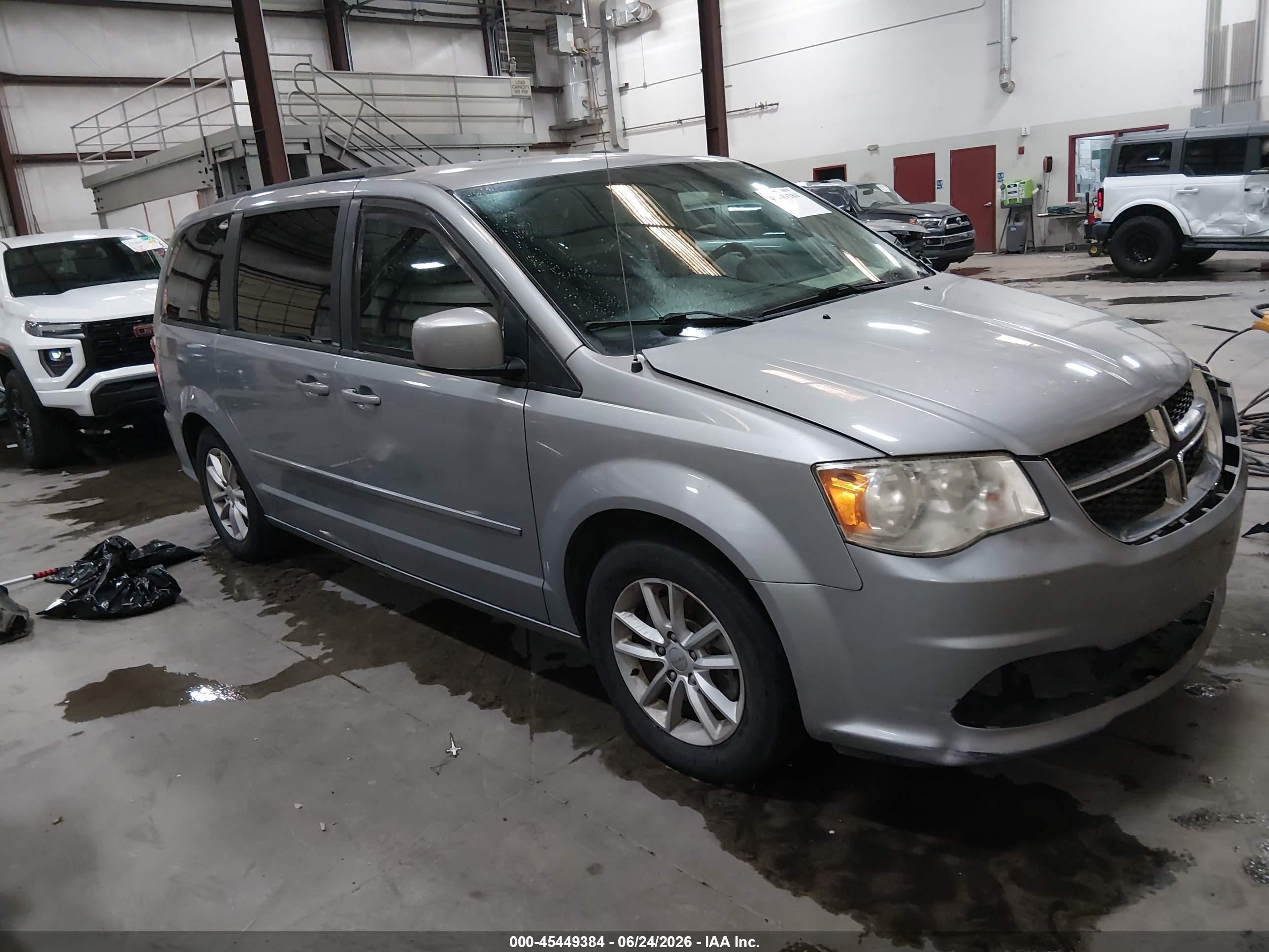 2013 Dodge Grand Caravan Sxt Silver vin: 2C4RDGCG1DR717757