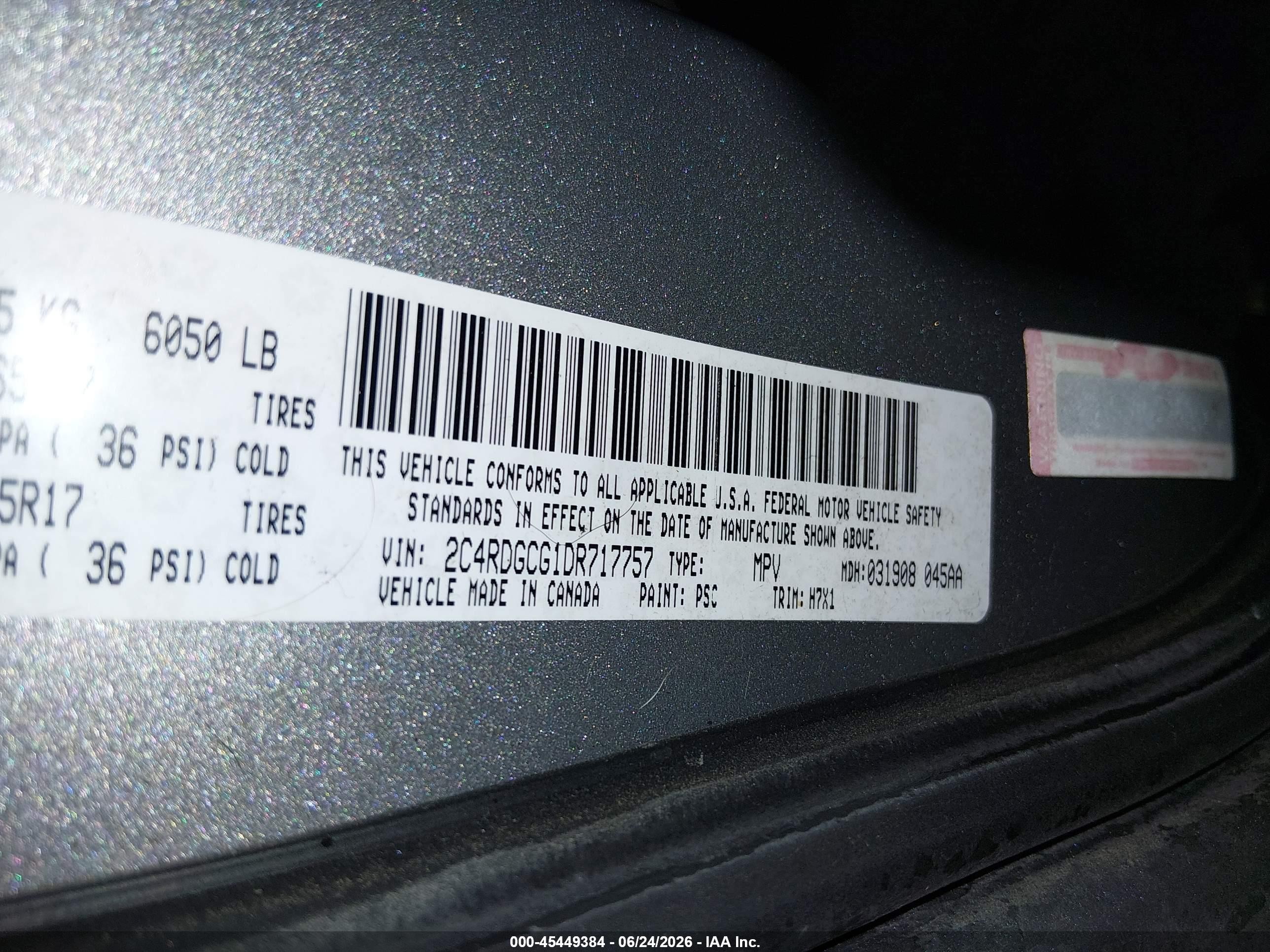2013 Dodge Grand Caravan Sxt Silver vin: 2C4RDGCG1DR717757