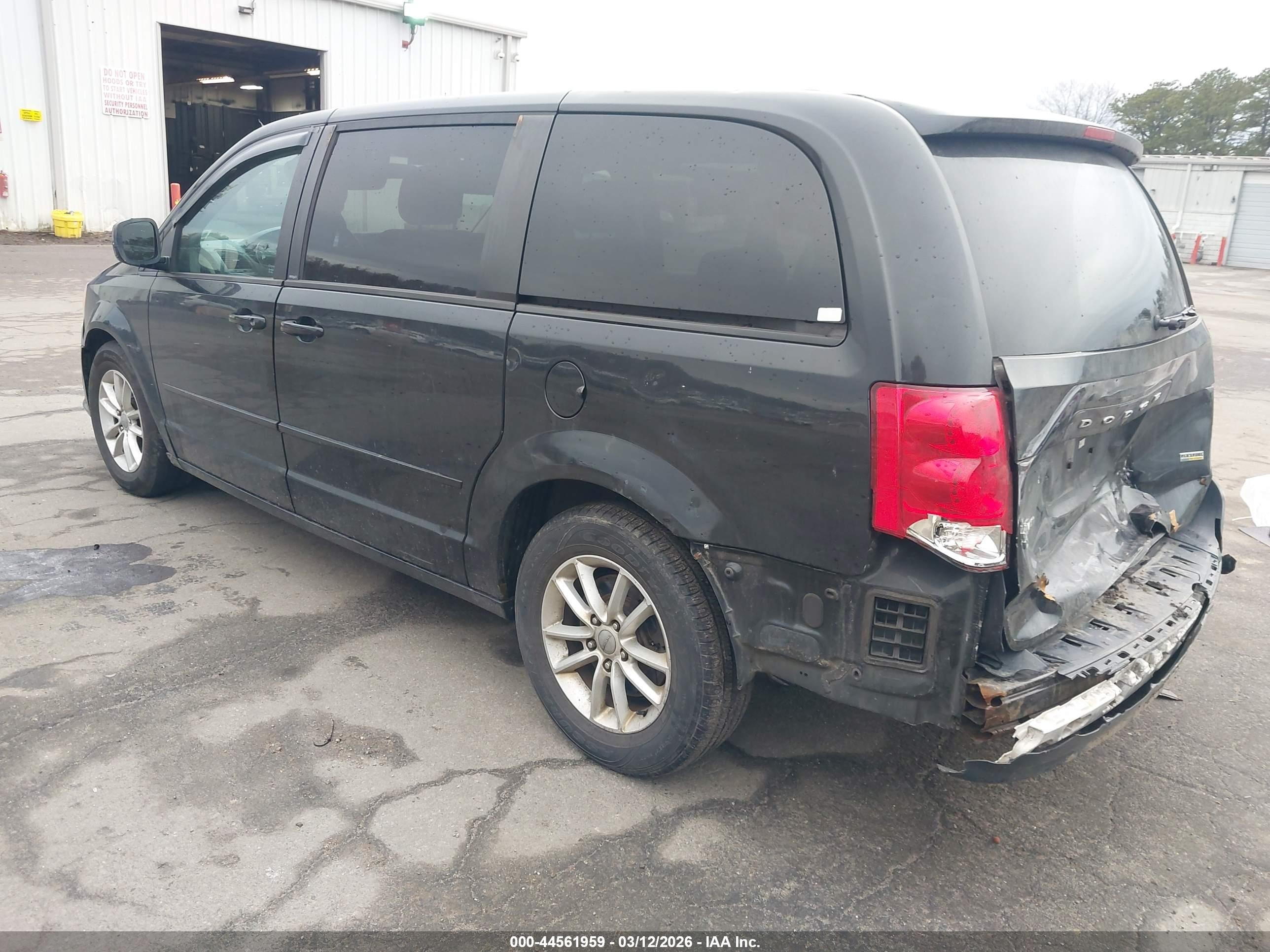 2013 Dodge Grand Caravan Sxt Black vin: 2C4RDGCG1DR771768