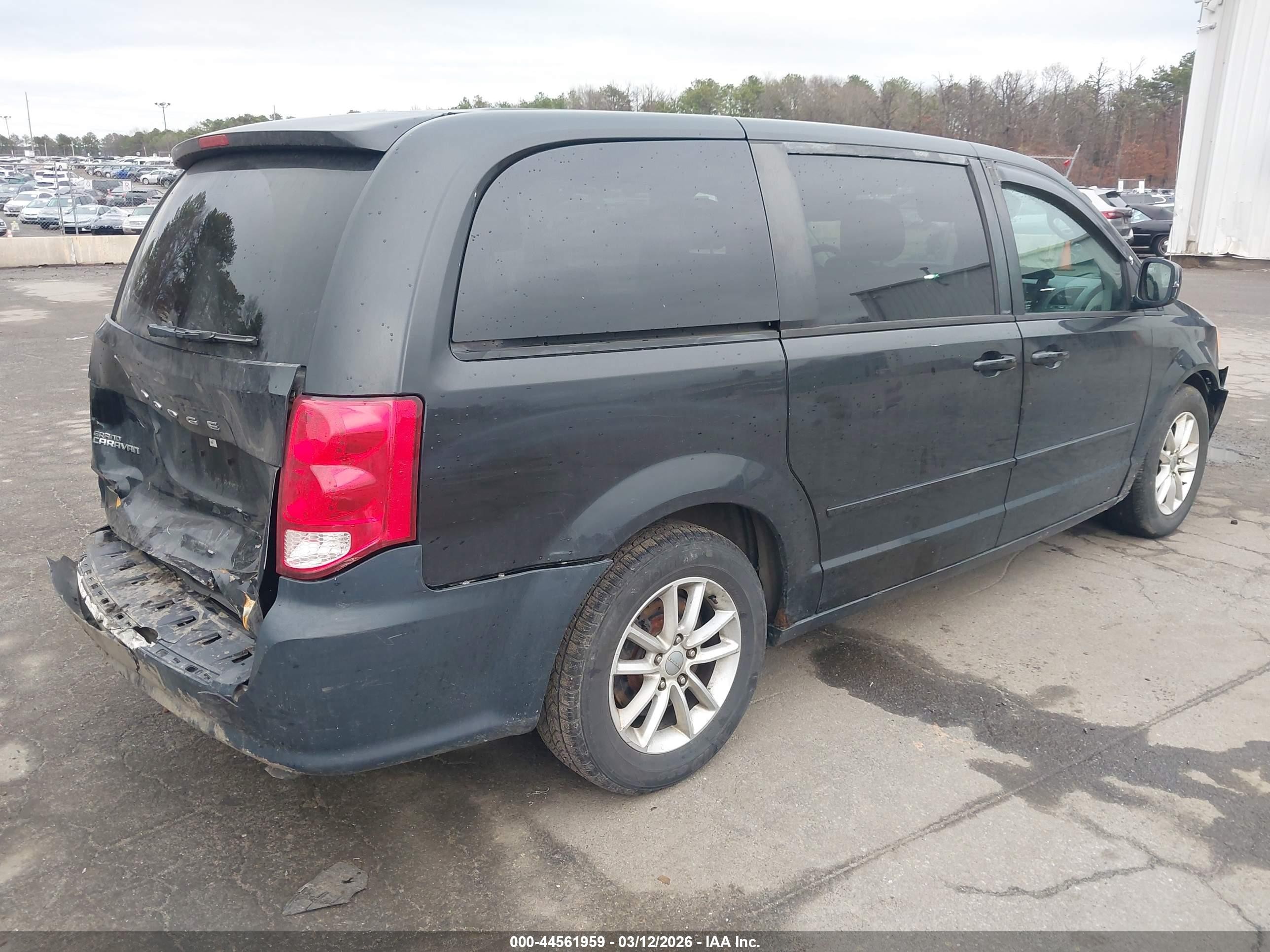 2013 Dodge Grand Caravan Sxt Black vin: 2C4RDGCG1DR771768