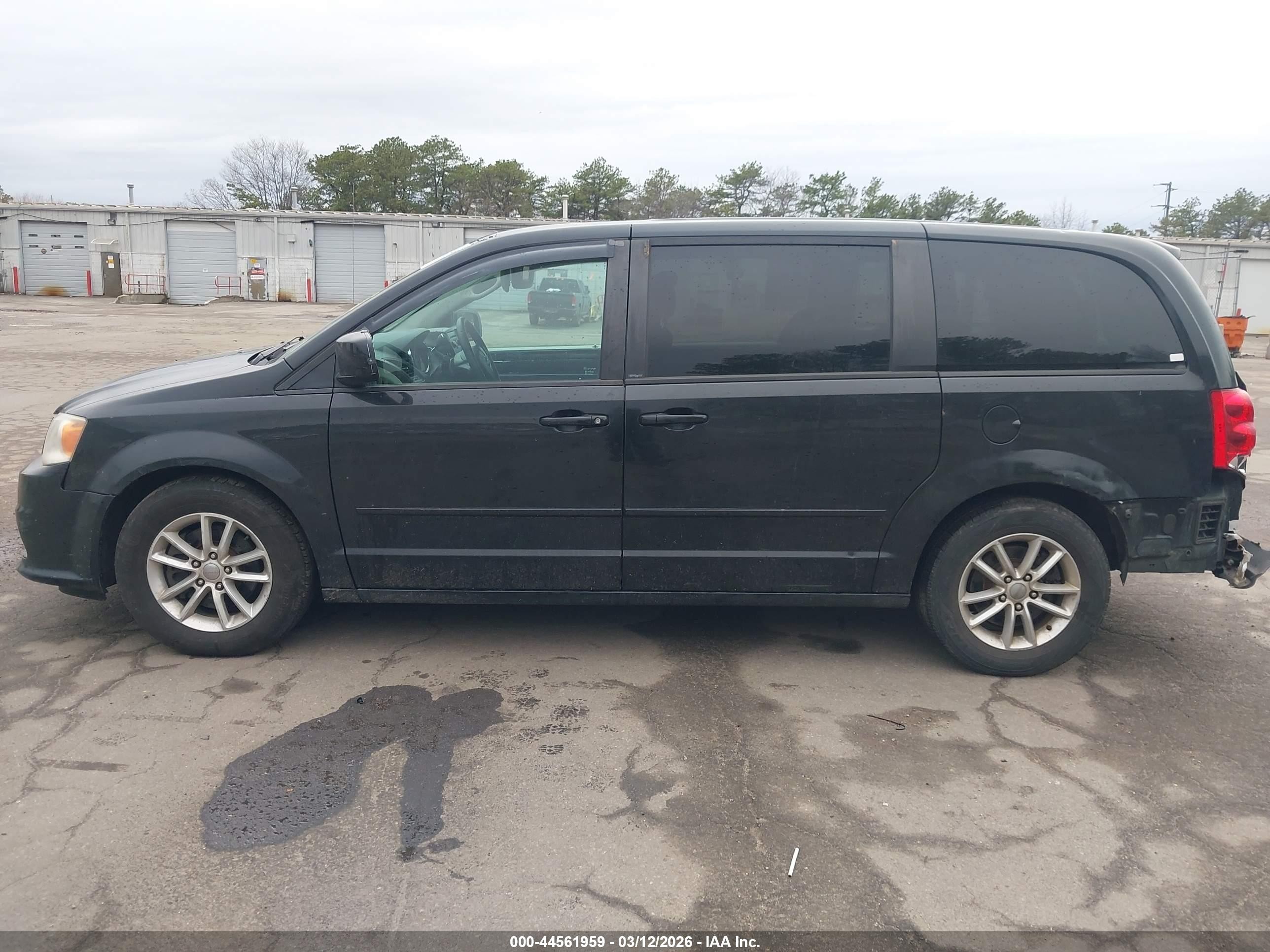 2013 Dodge Grand Caravan Sxt Black vin: 2C4RDGCG1DR771768