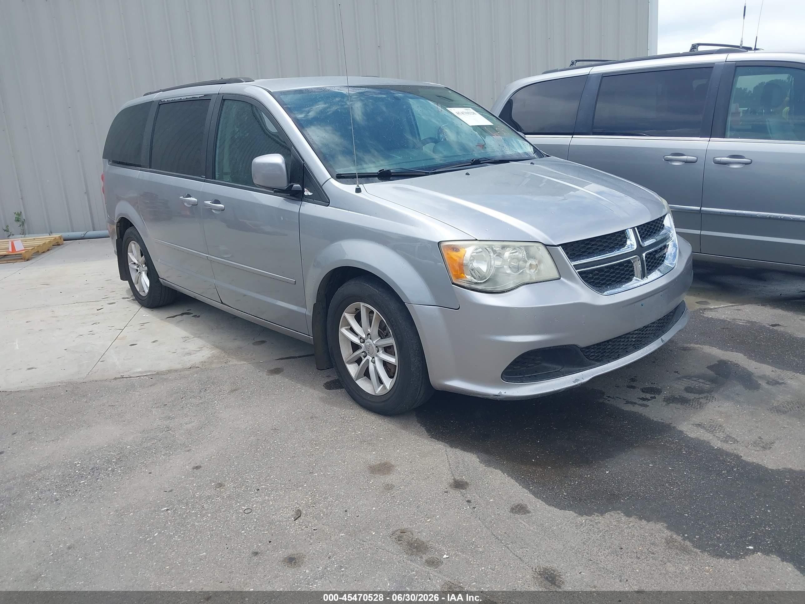 2013 Dodge Grand Caravan Sxt Silver vin: 2C4RDGCG1DR804493