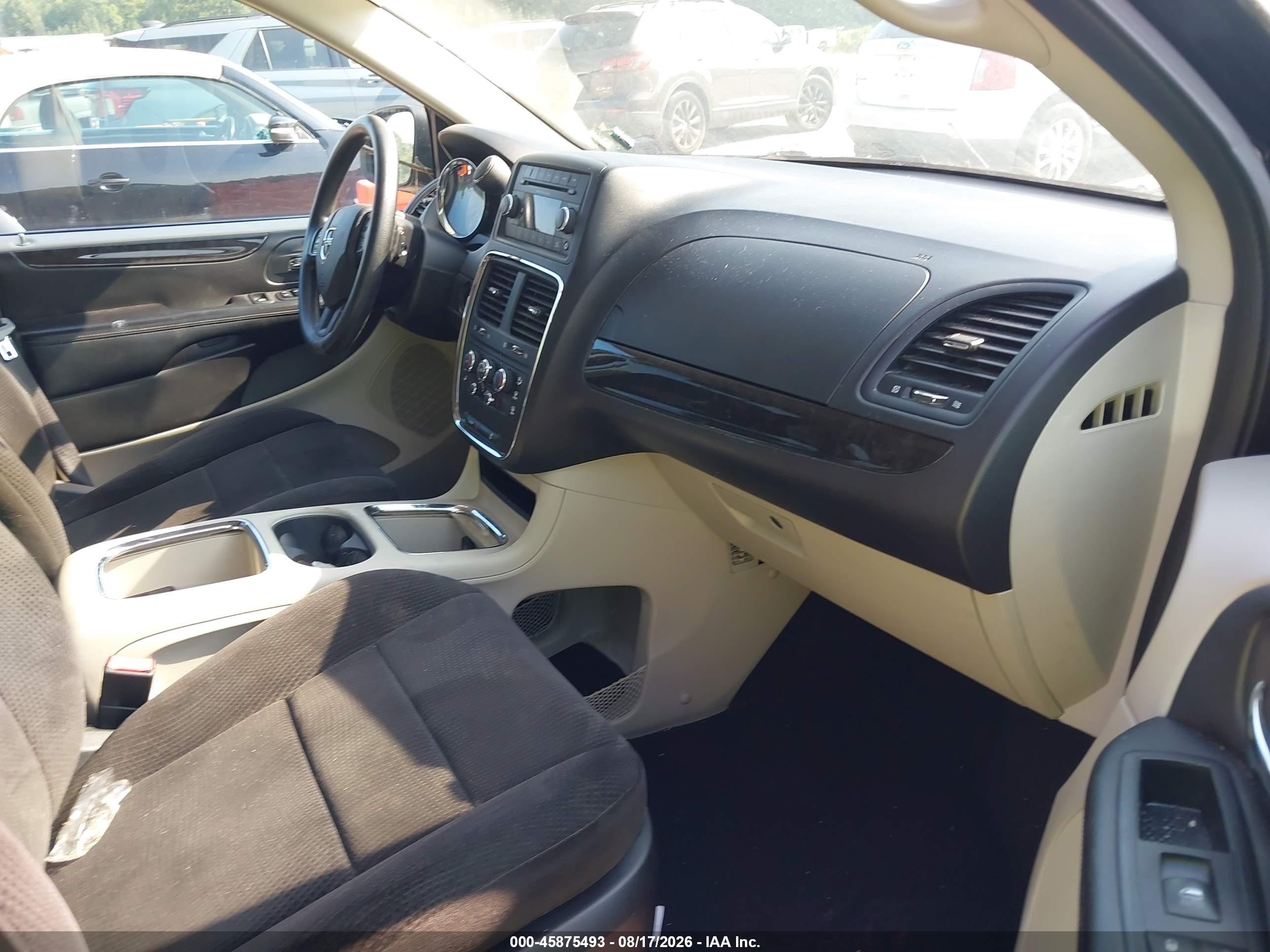 2014 Dodge Grand Caravan Sxt Black vin: 2C4RDGCG1ER154243