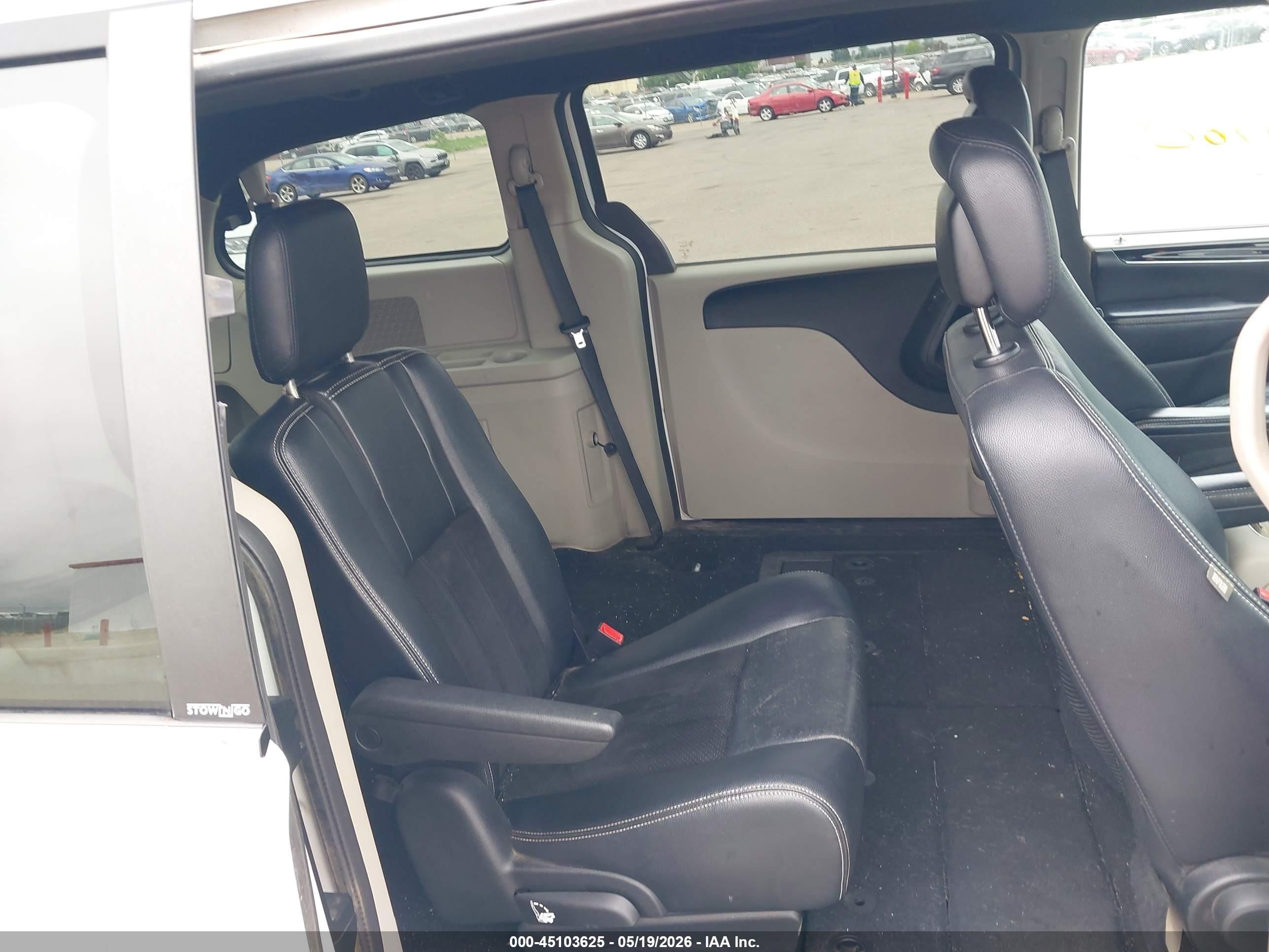 2014 Dodge Grand Caravan Sxt 30th Anniversary White vin: 2C4RDGCG1ER194032