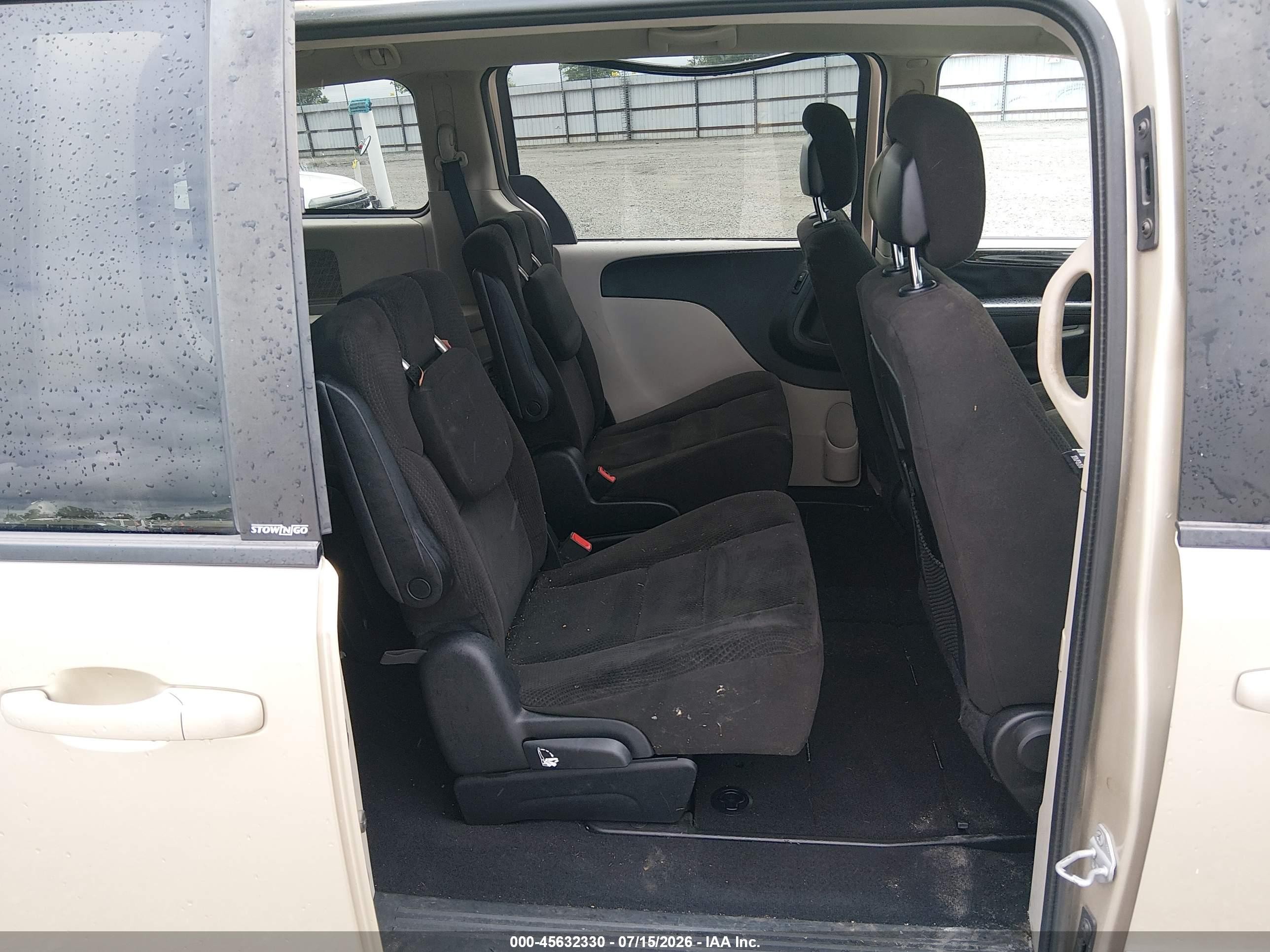 2014 Dodge Grand Caravan Sxt Champagne vin: 2C4RDGCG1ER253127