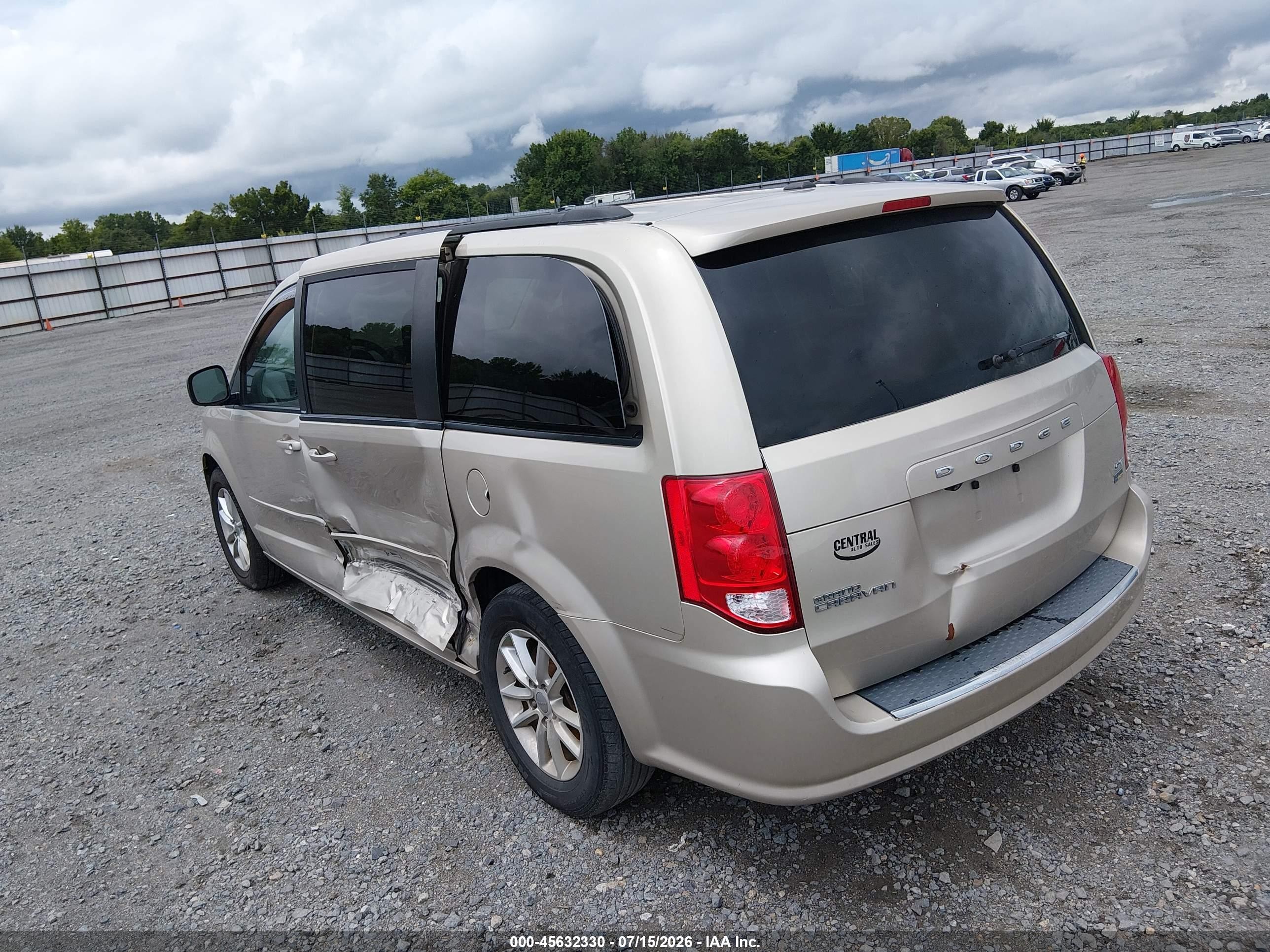 2014 Dodge Grand Caravan Sxt Champagne vin: 2C4RDGCG1ER253127