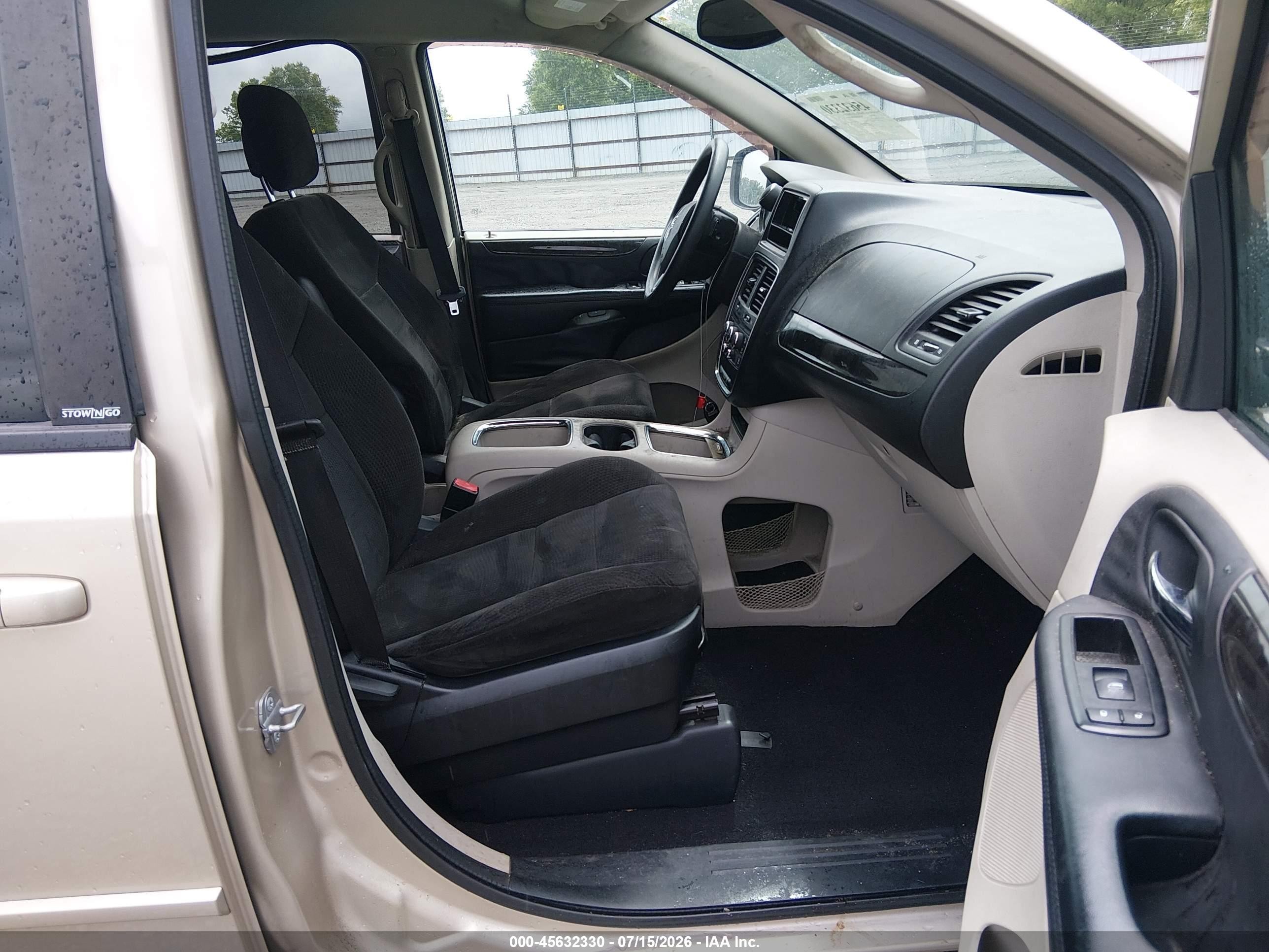 2014 Dodge Grand Caravan Sxt Champagne vin: 2C4RDGCG1ER253127