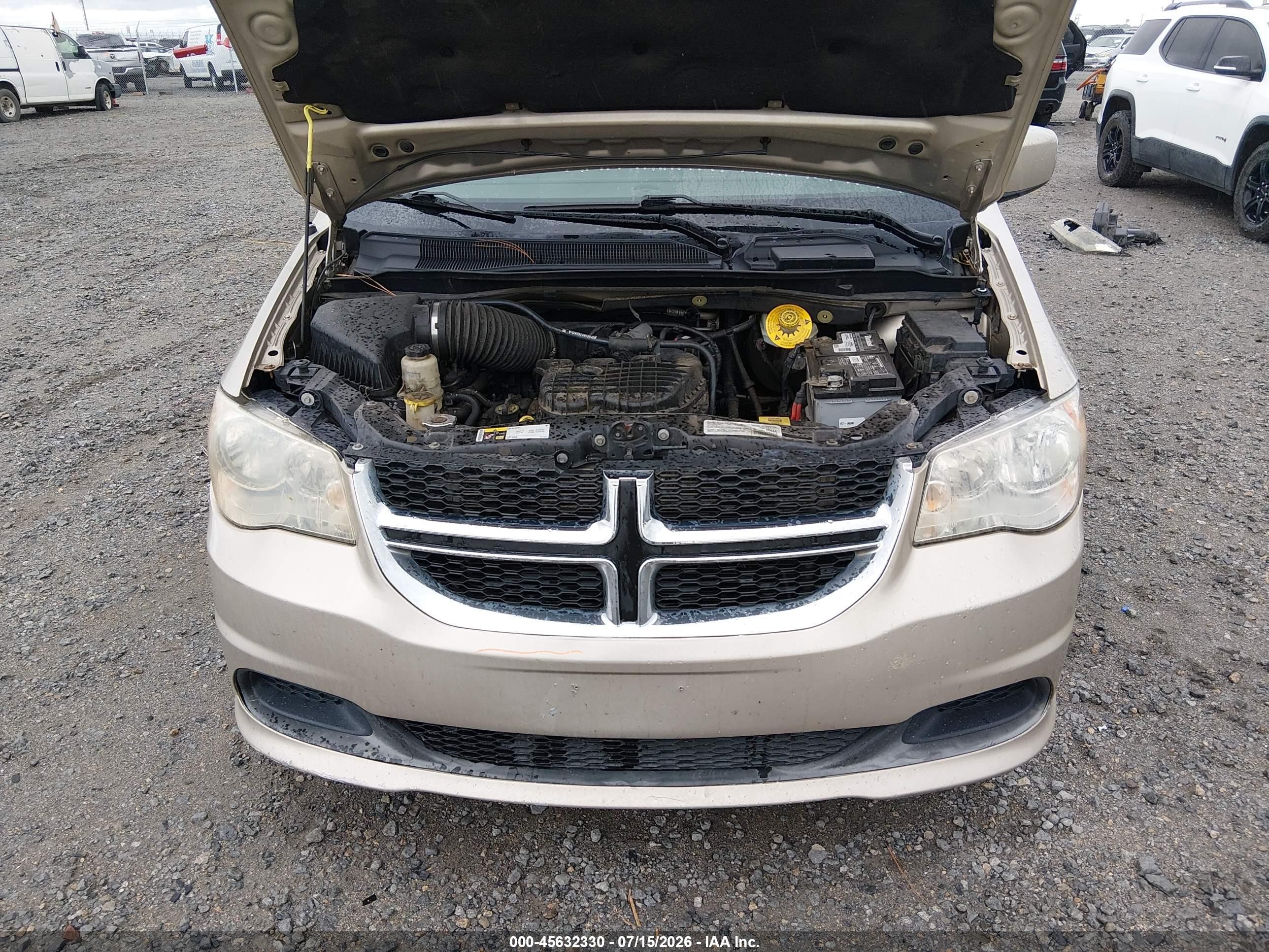 2014 Dodge Grand Caravan Sxt Champagne vin: 2C4RDGCG1ER253127